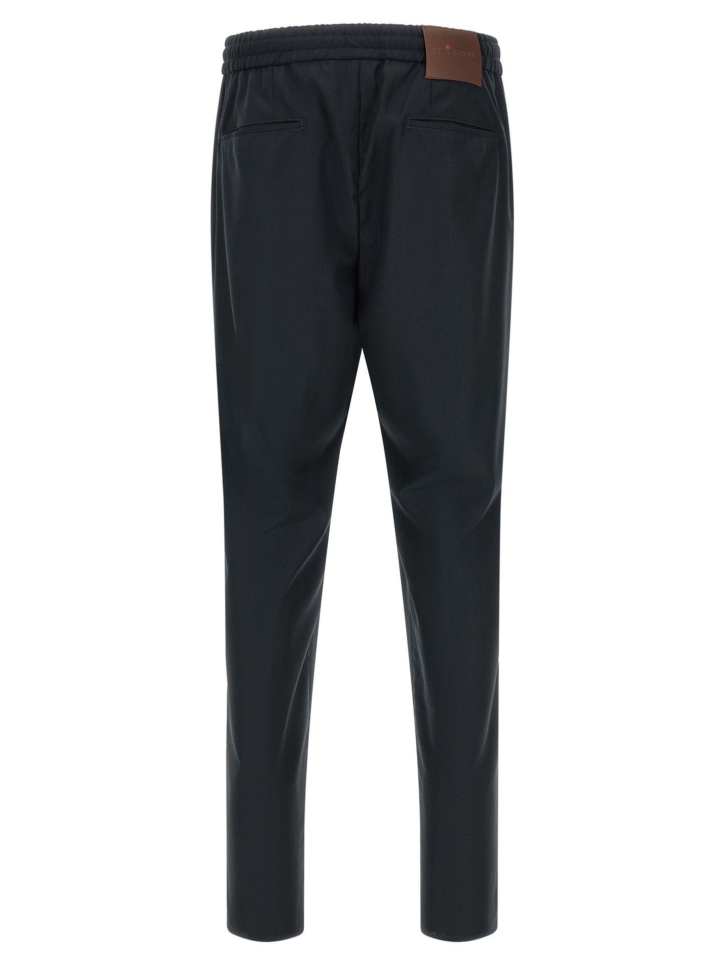 Kiton Men Red Button Pants KITON