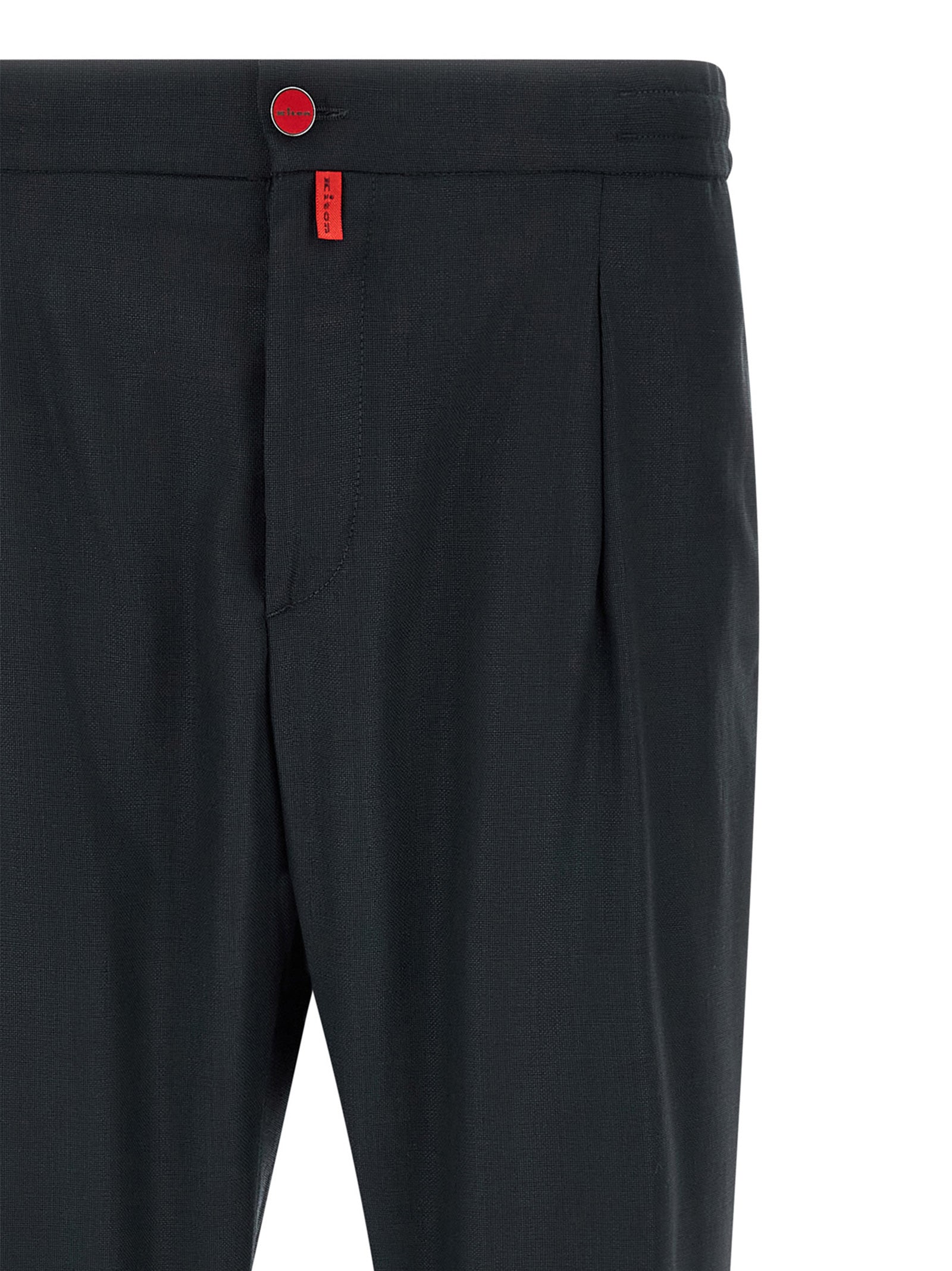 Kiton Men Red Button Pants KITON
