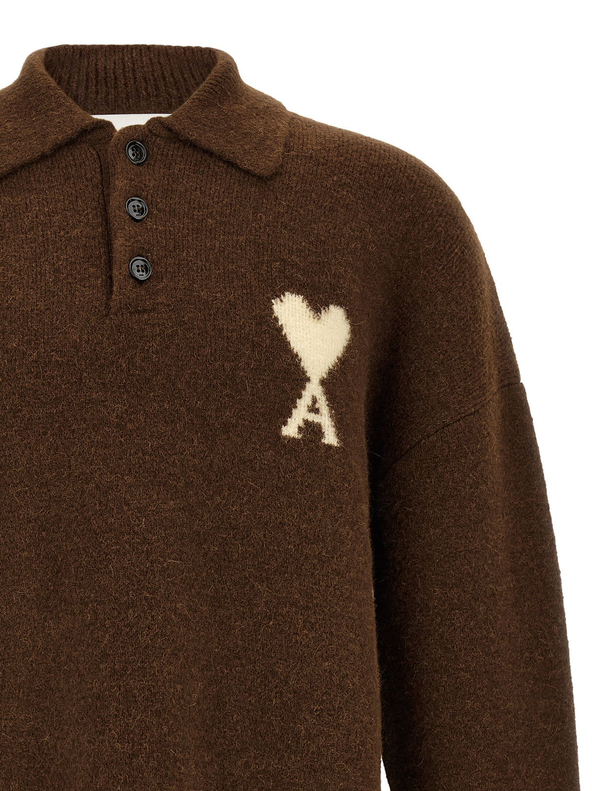 Ami Paris Men 'Ami De Coeur' Polo Shirt AMI PARIS