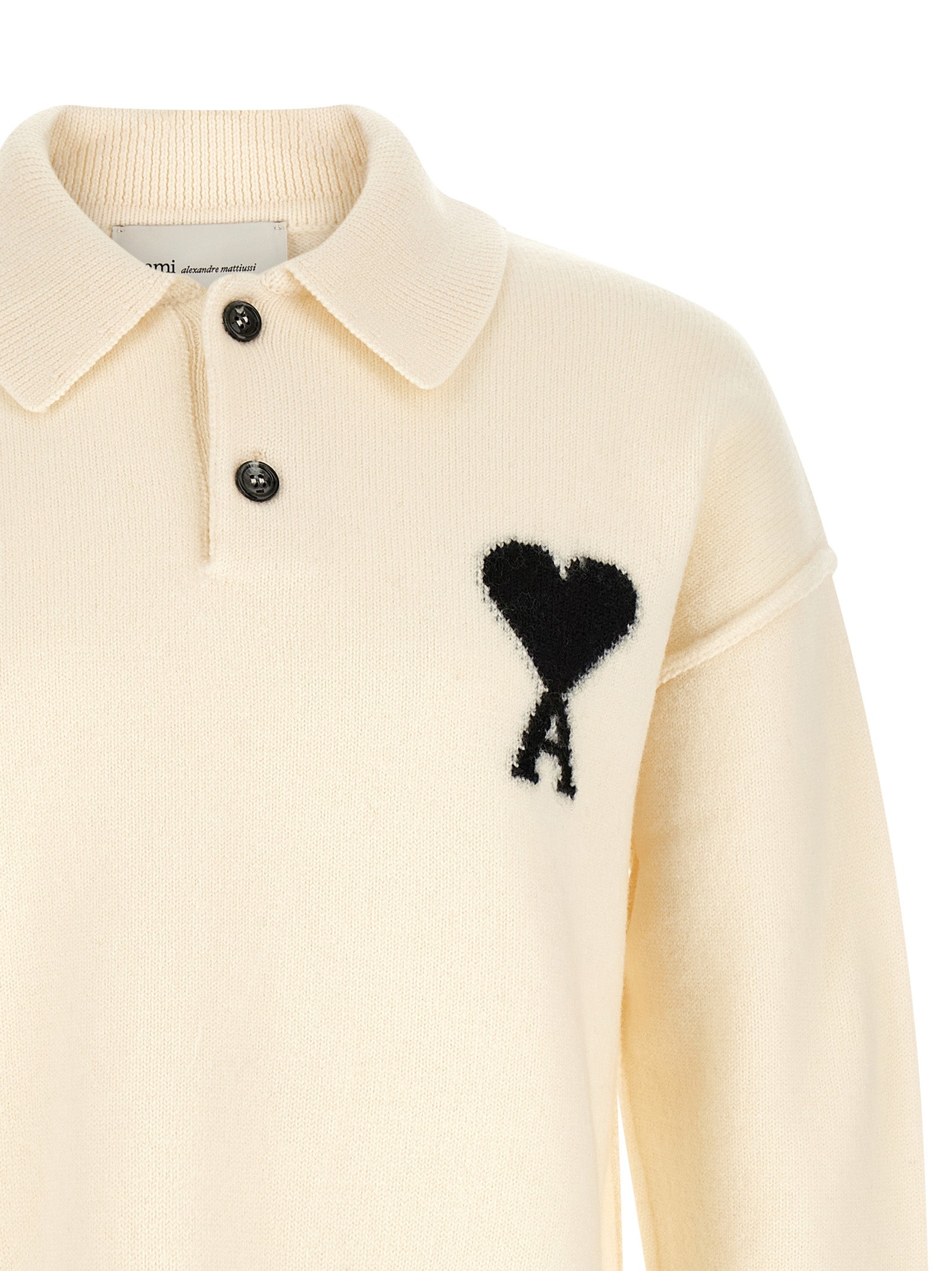 Ami Paris Men 'Ami De Coeur' Polo Shirt AMI PARIS