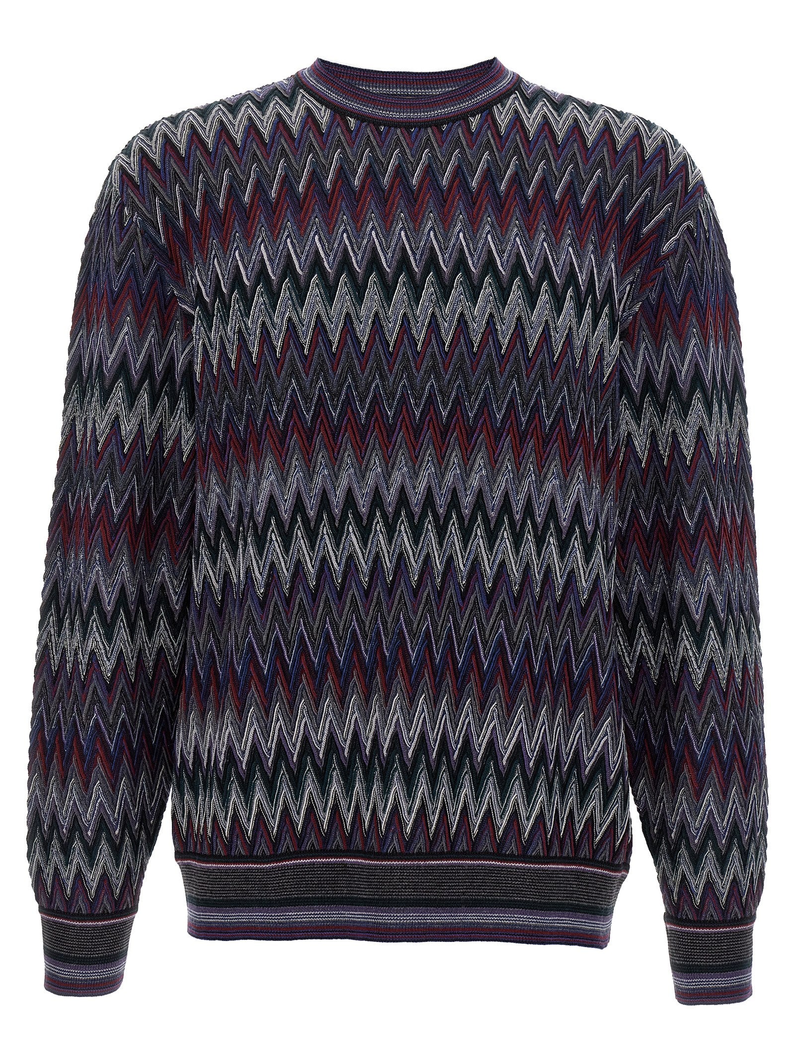 Missoni Men Zigzag Pattern Sweater MISSONI