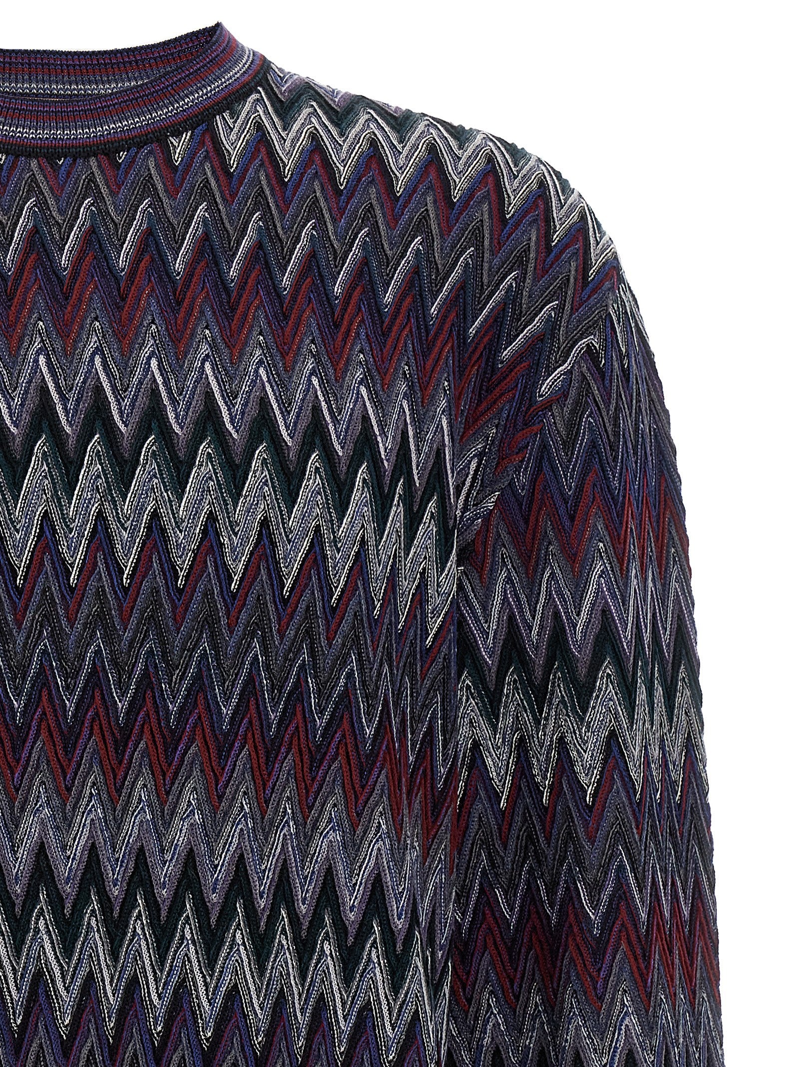 Missoni Men Zigzag Pattern Sweater MISSONI