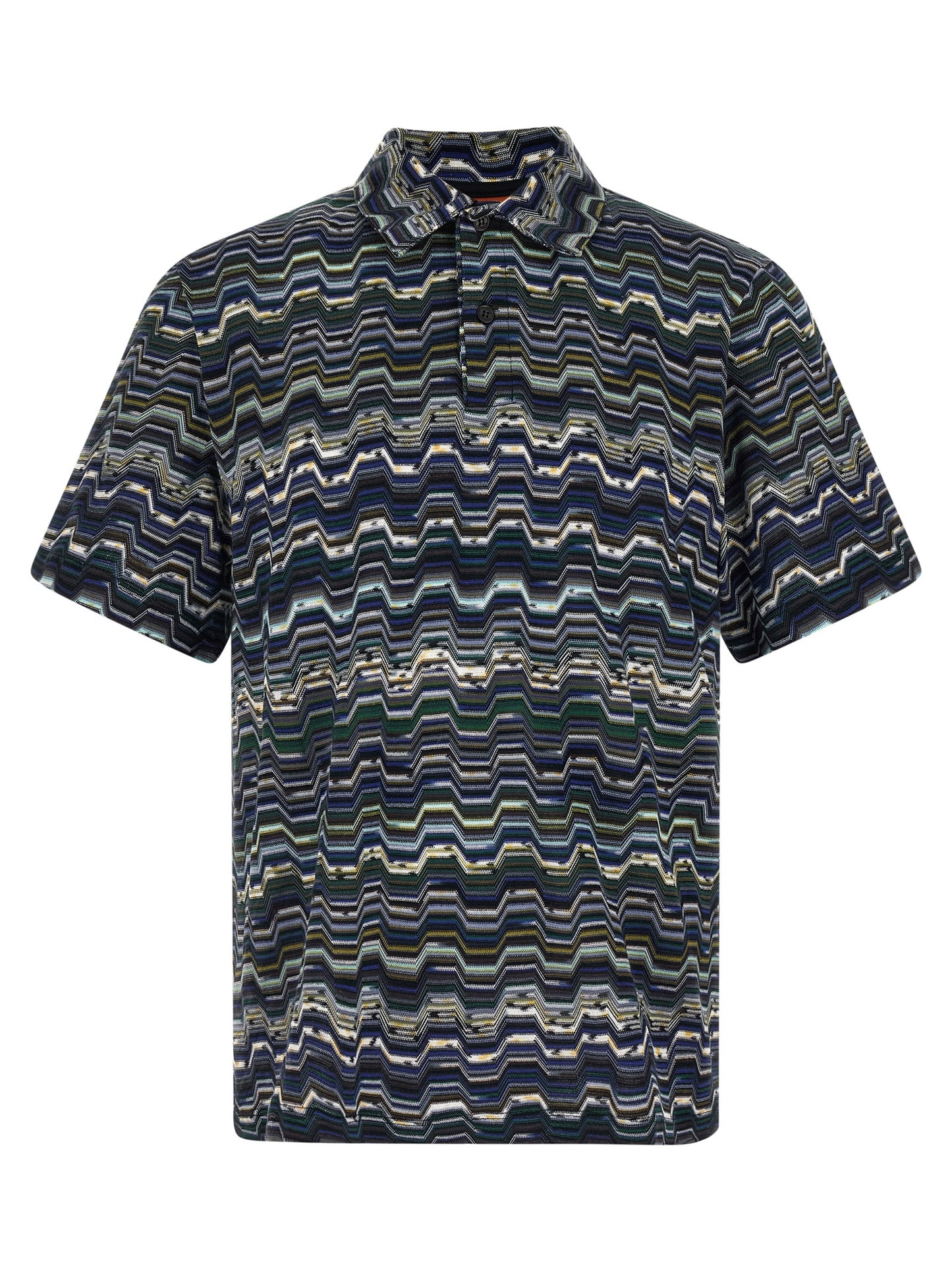Missoni Men Zigzag Polo Shirt MISSONI