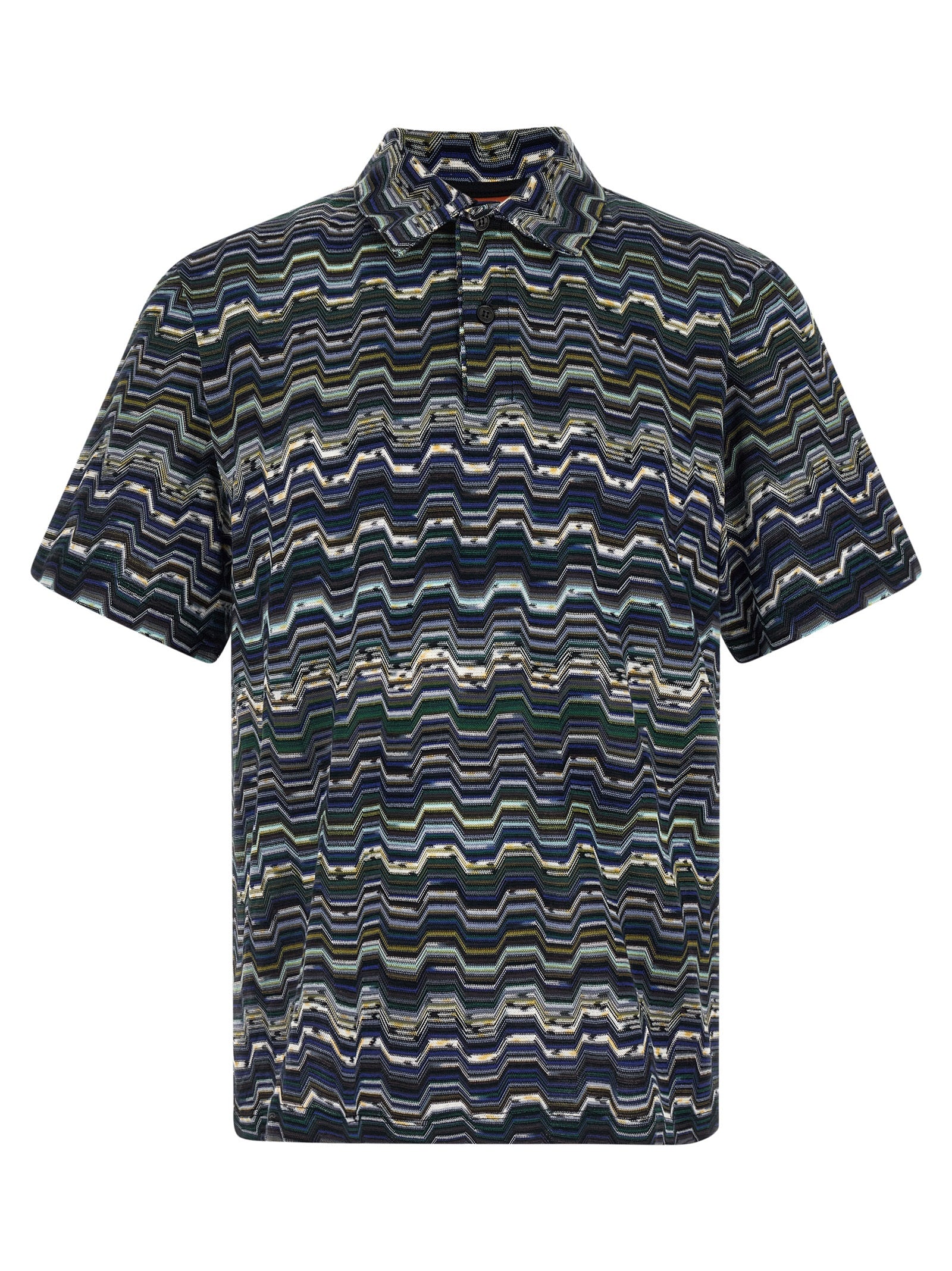 Missoni Men Zigzag Polo Shirt MISSONI