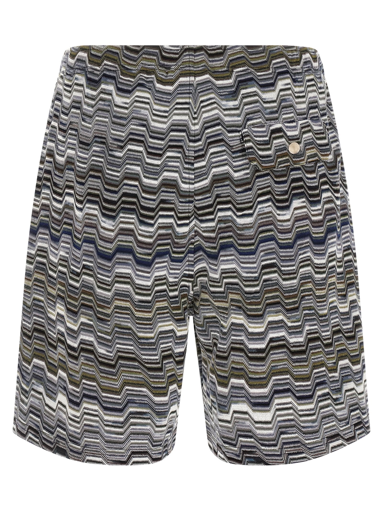 Missoni Men Irregular Zigzag Bermuda Shorts MISSONI