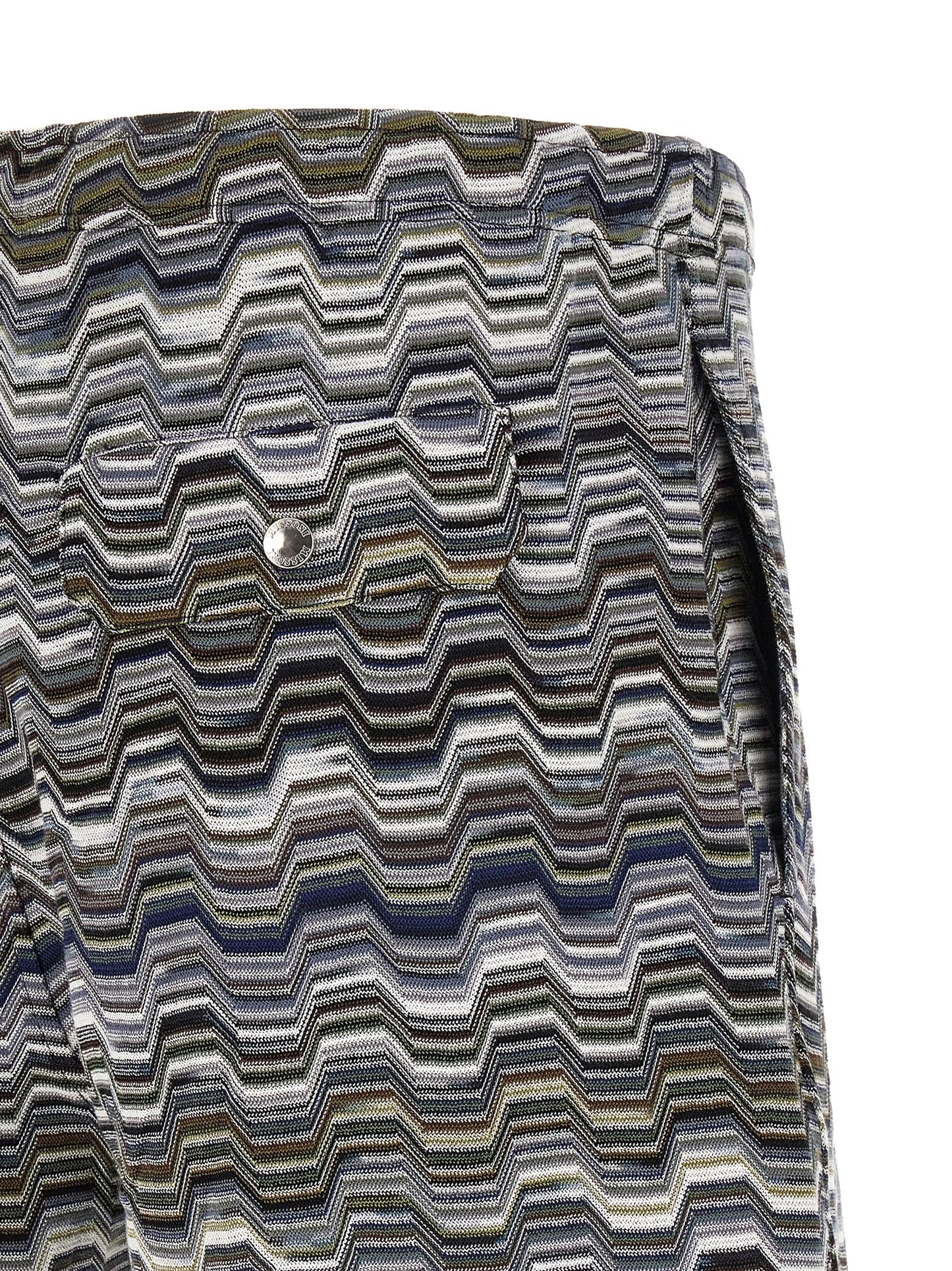 Missoni Men Irregular Zigzag Bermuda Shorts MISSONI