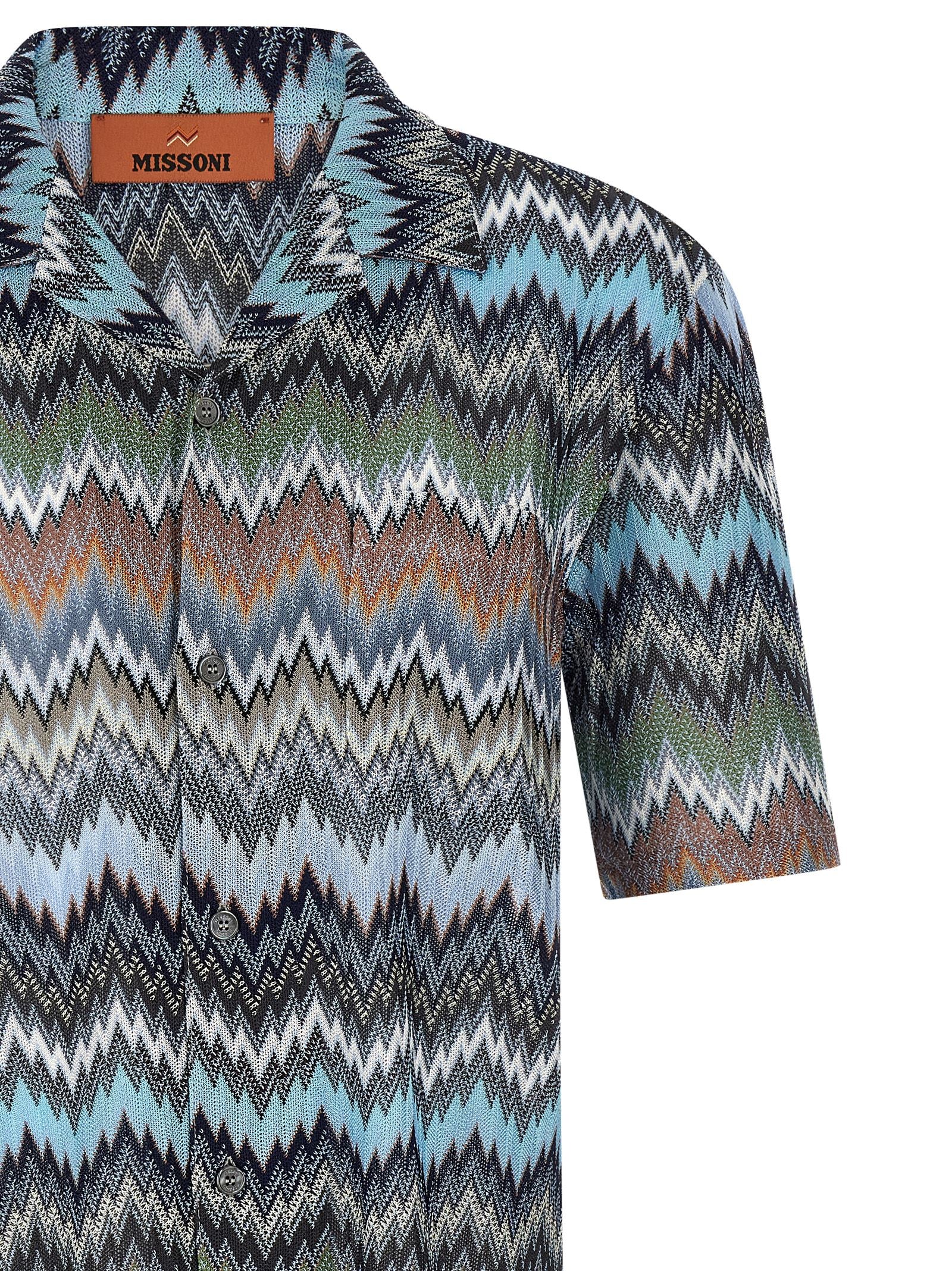 Missoni Men Chevron Snake Shirt MISSONI