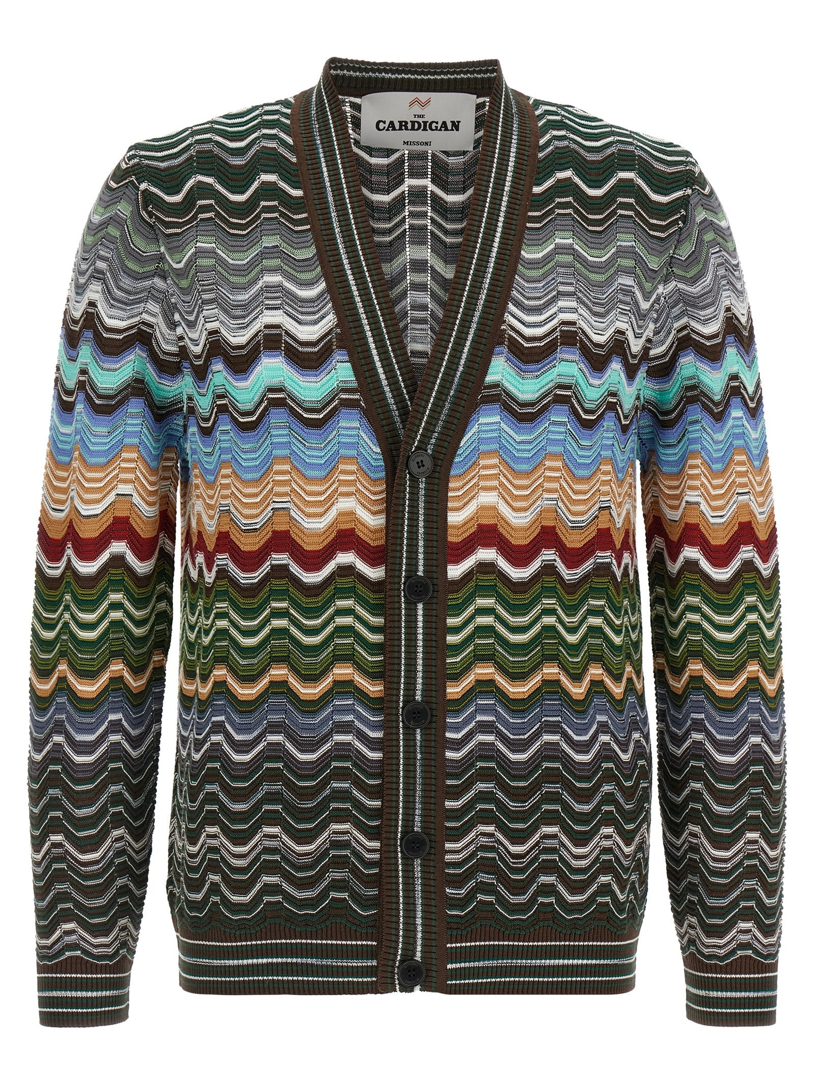 Missoni Men Greek Pattern Cardigan MISSONI
