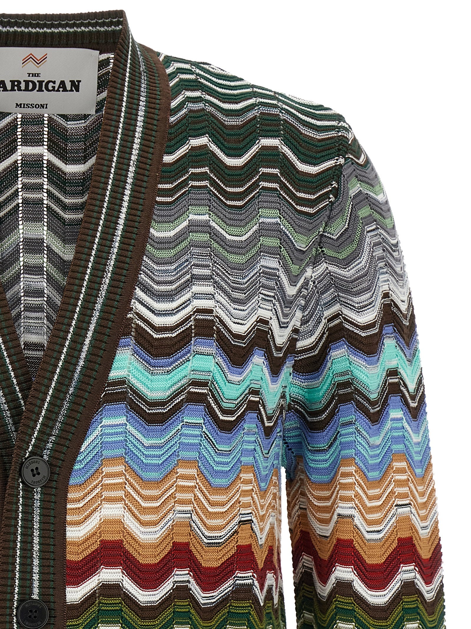 Missoni Men Greek Pattern Cardigan MISSONI