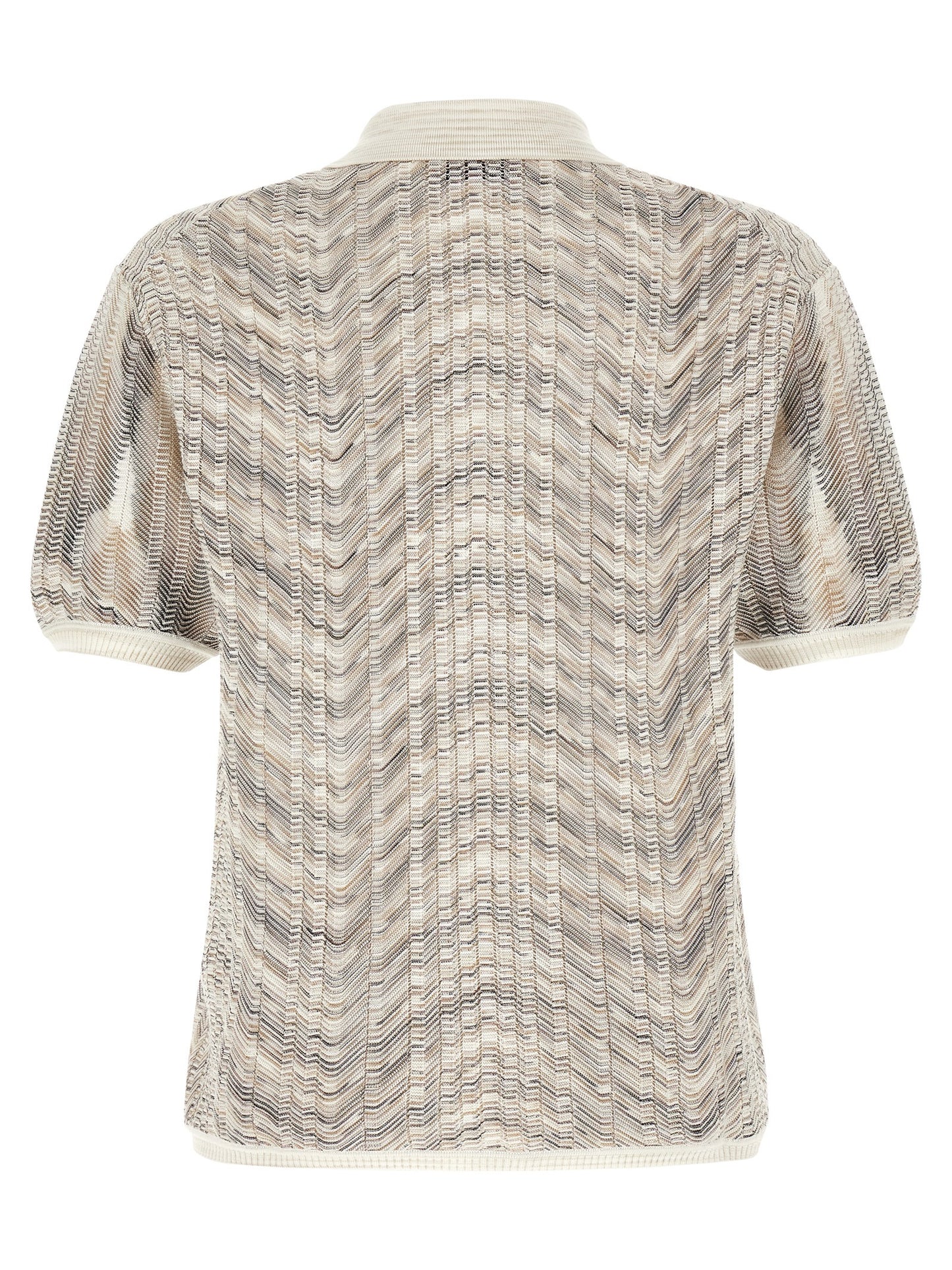 Missoni Men 'Zig-Zag' Knit Polo Shirt MISSONI