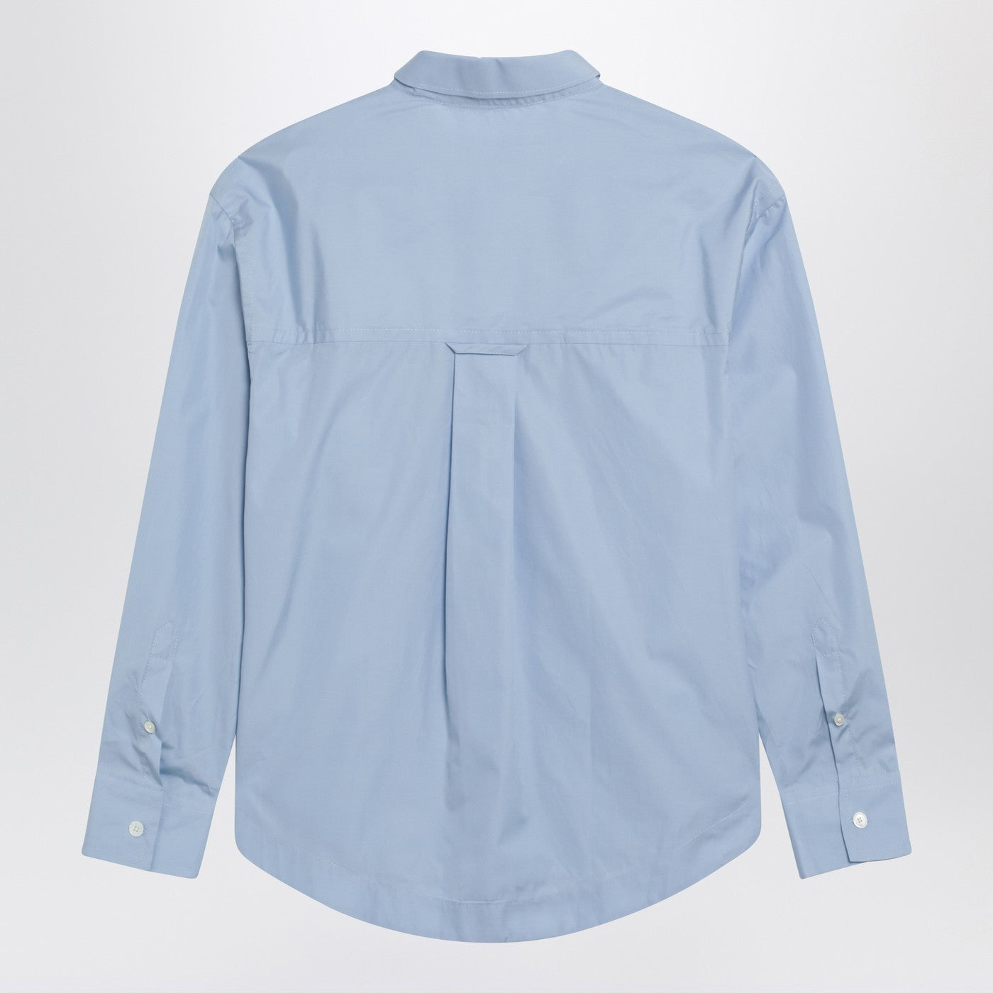 Ami Paris Ami De Coeur Light Blue Shirt Men AMI PARIS