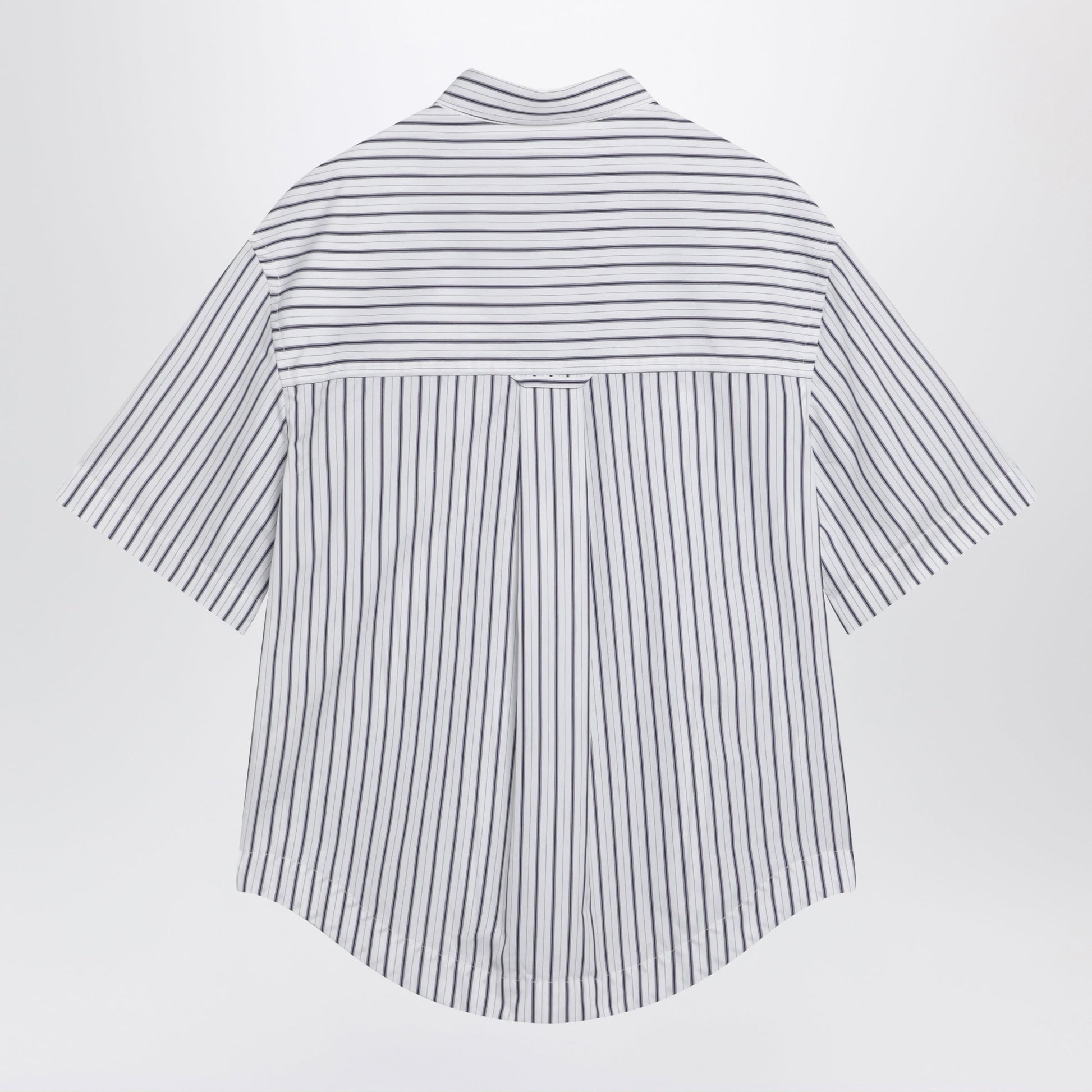 Ami Paris White Striped Ami De Coeur Shirt Men AMI PARIS