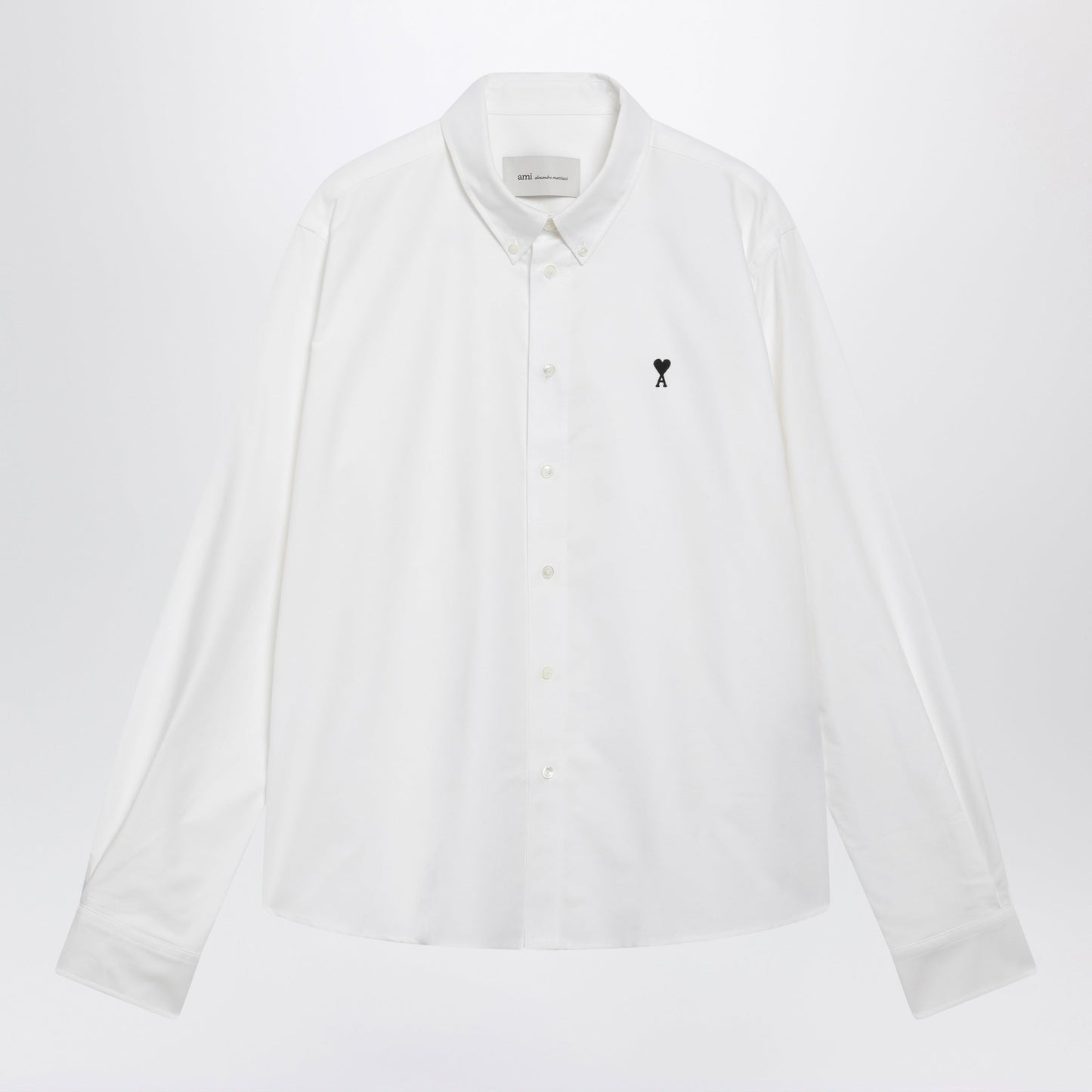 Ami Paris White Ami De Coeur Shirt In Cotton Men AMI PARIS
