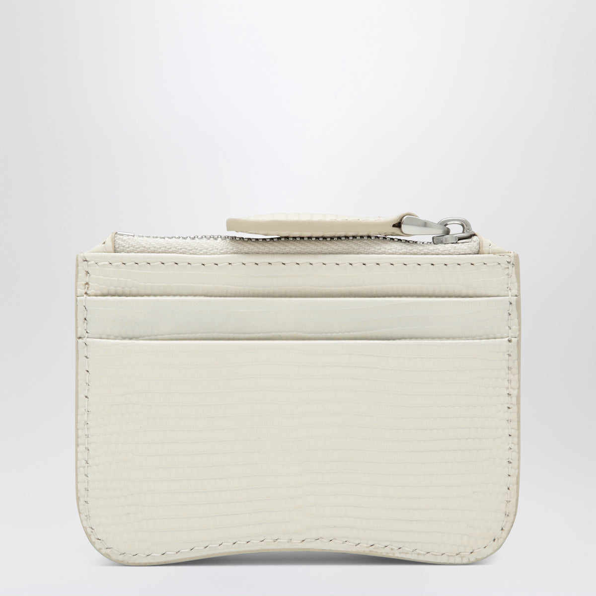 Ami Paris Paris Paris Ivory Leather Card Holder Women AMI PARIS