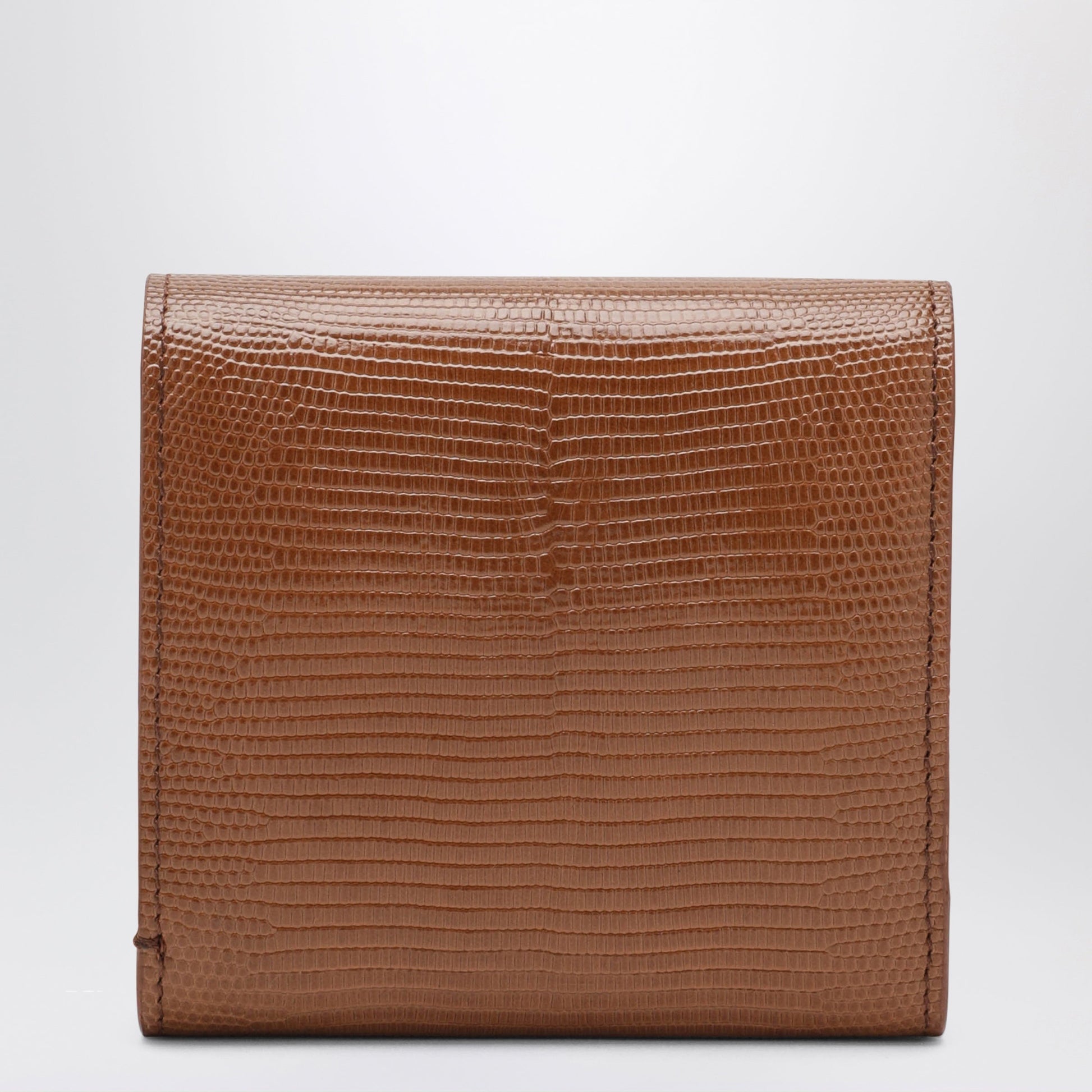 Ami Paris Cognac Paris Paris Compact Leather Wallet Women AMI PARIS