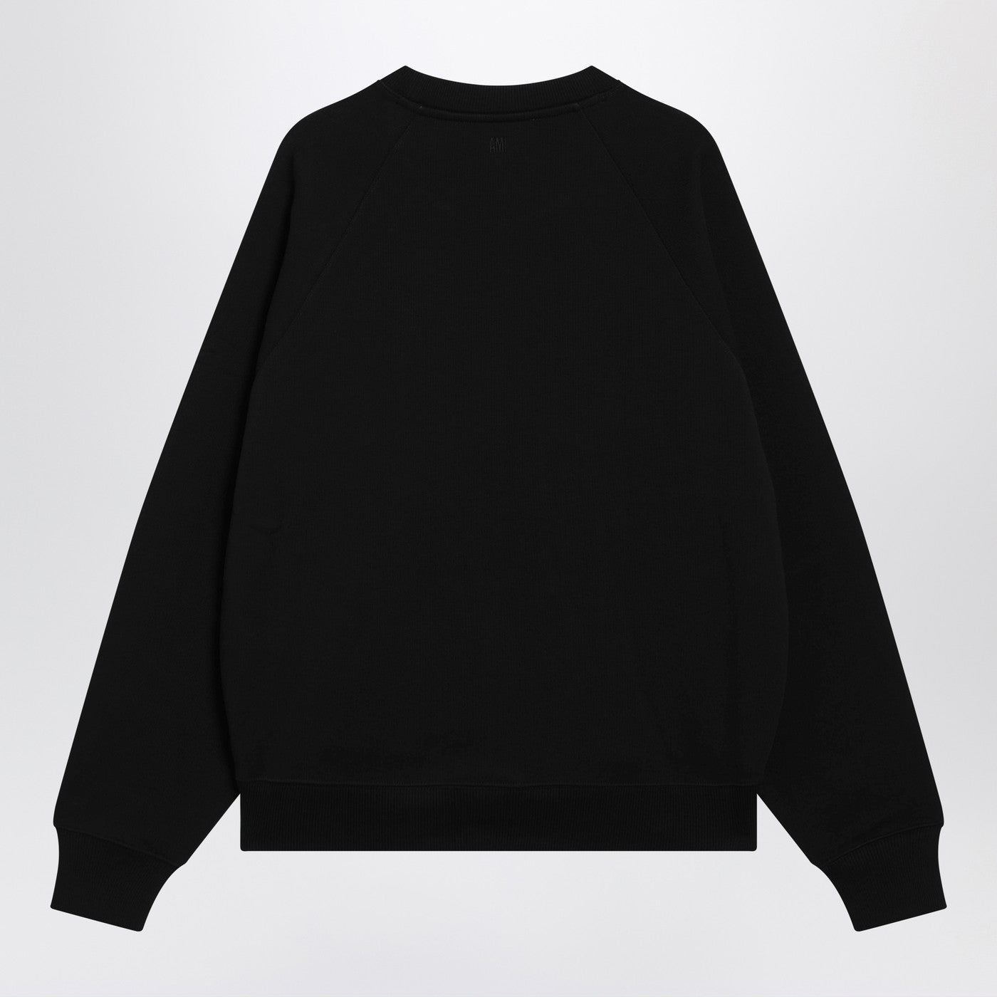 Ami Paris Black Ami De Coeur Sweatshirt Men AMI PARIS