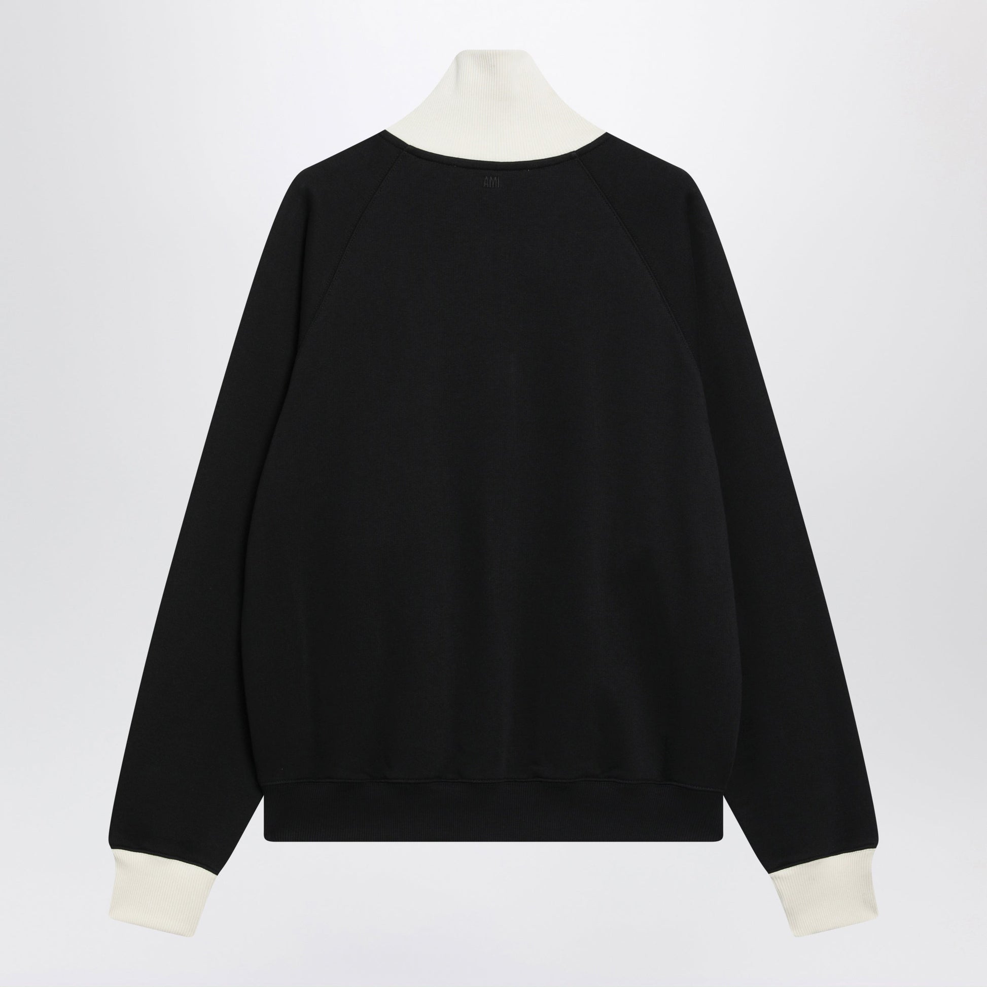 Ami Paris Black Ami De Cå“Ur Sweatshirt In Cotton Men AMI PARIS