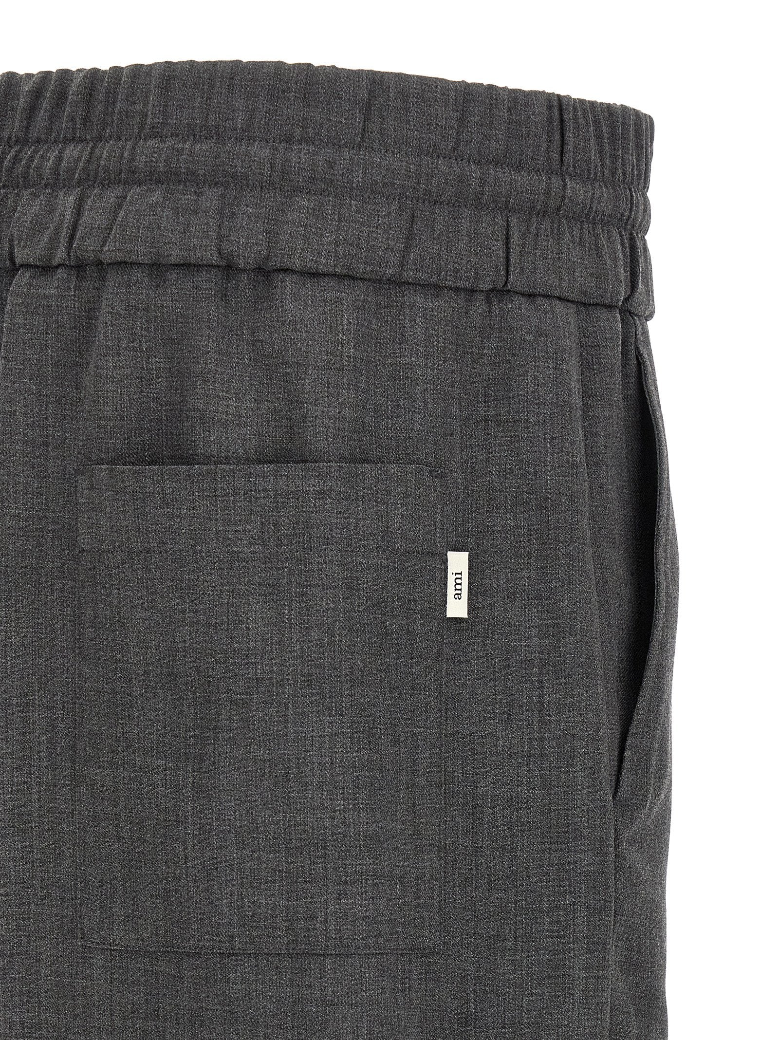 Ami Paris Men Mélange Wool Pants AMI PARIS