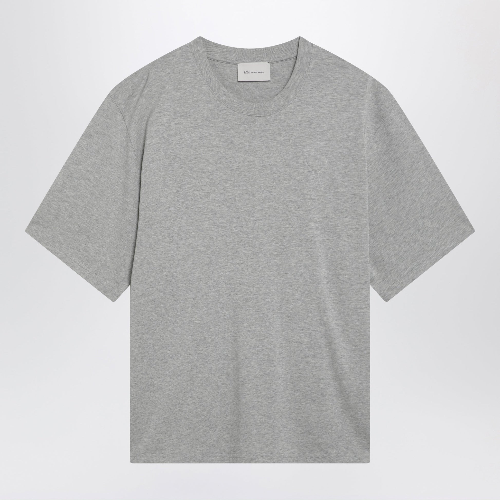 Ami Paris Grey Ami De Coeur T-Shirt Men AMI PARIS