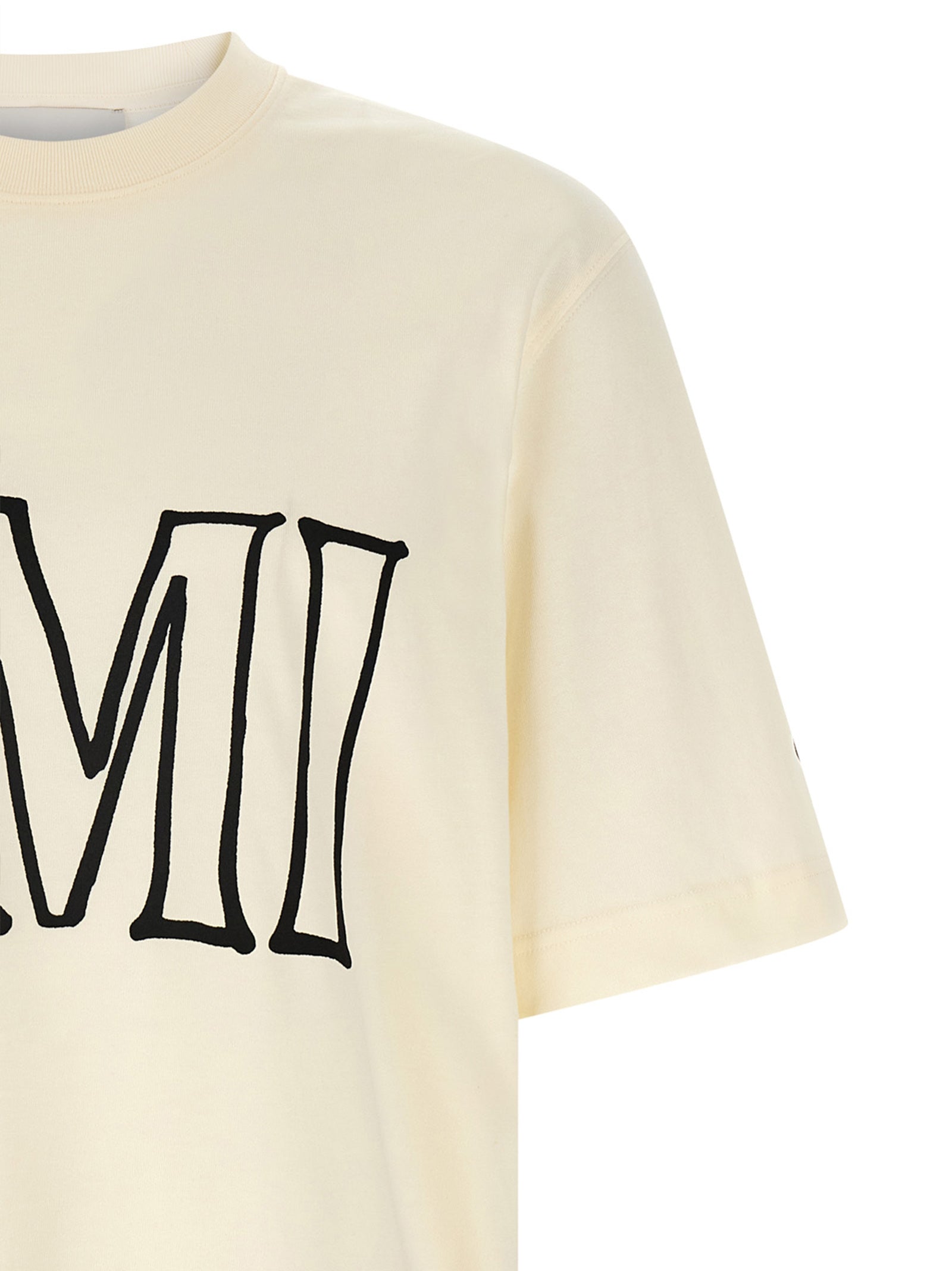 Ami Paris Men Logo Print T-Shirt AMI PARIS
