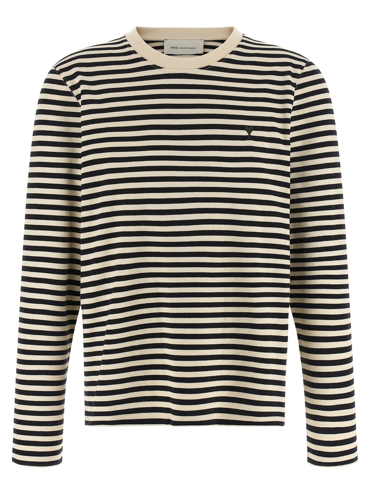 Ami Paris Women 'Ami De Coeur' Marinière T-Shirt AMI PARIS