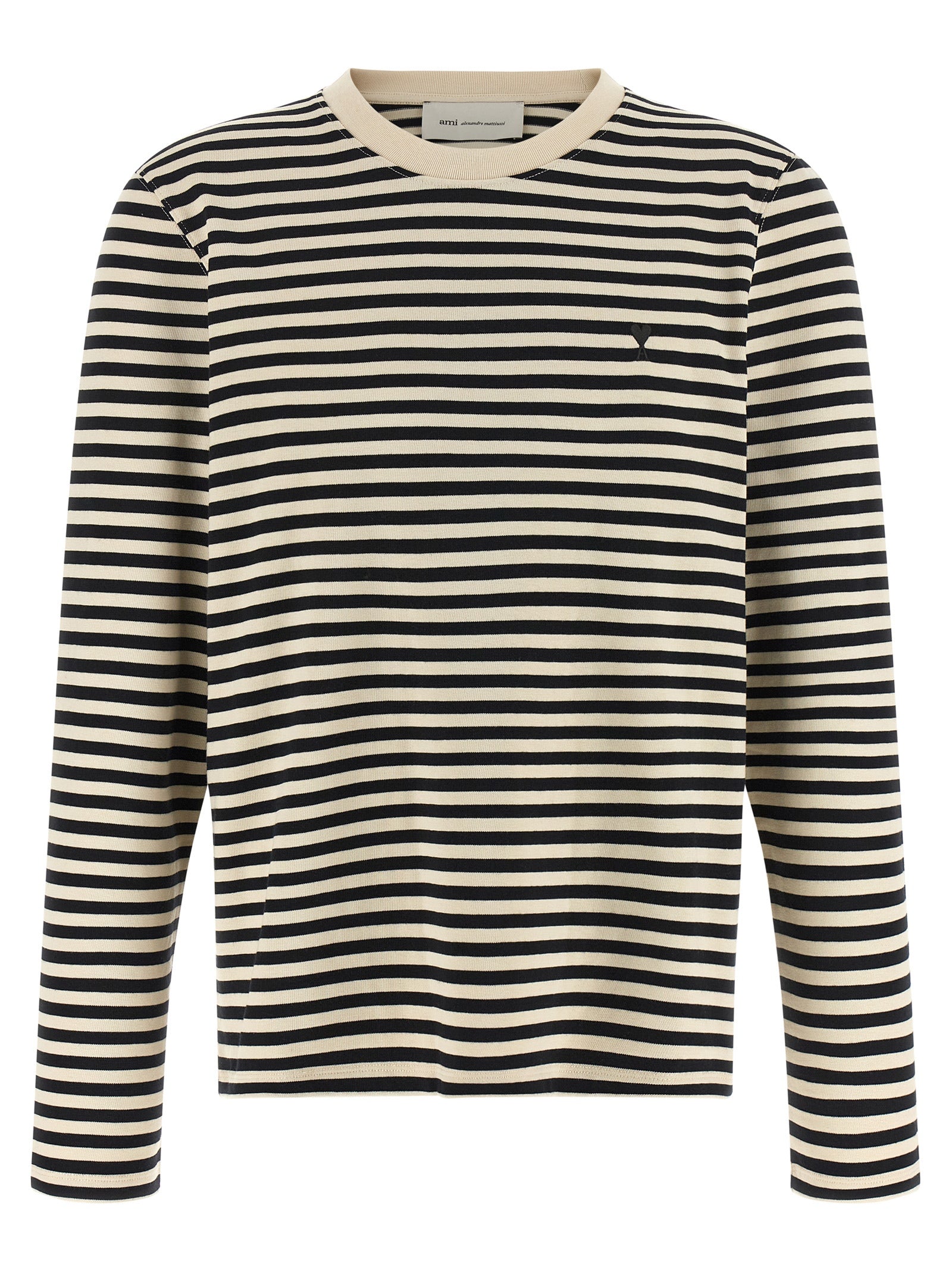 Ami Paris Women 'Ami De Coeur' Marinière T-Shirt AMI PARIS