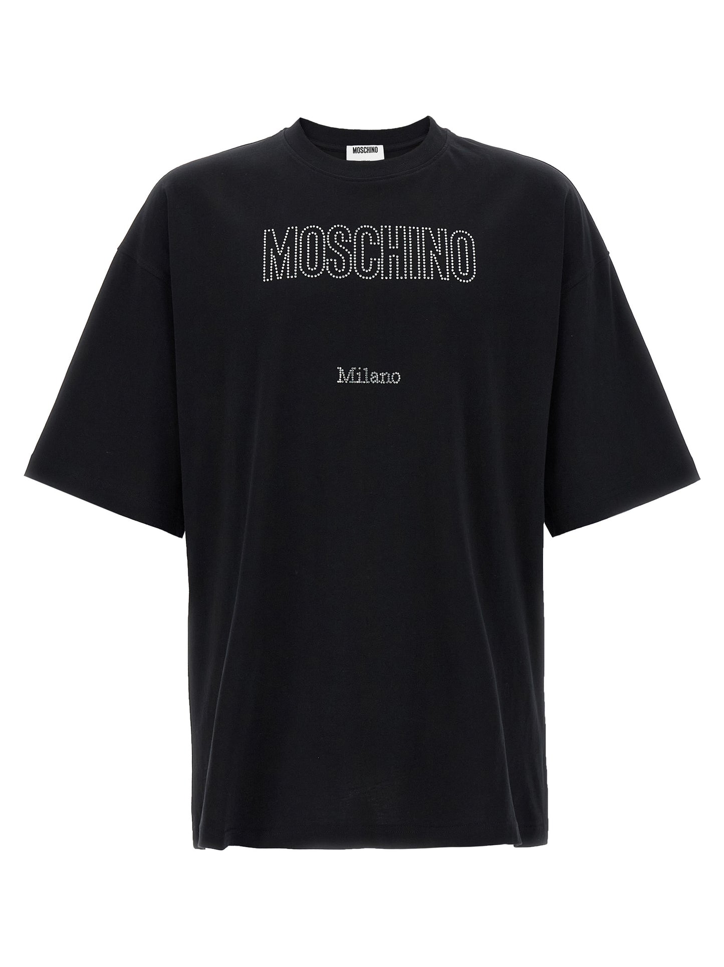 Moschino Men Rhinestone Logo T-Shirt MOSCHINO