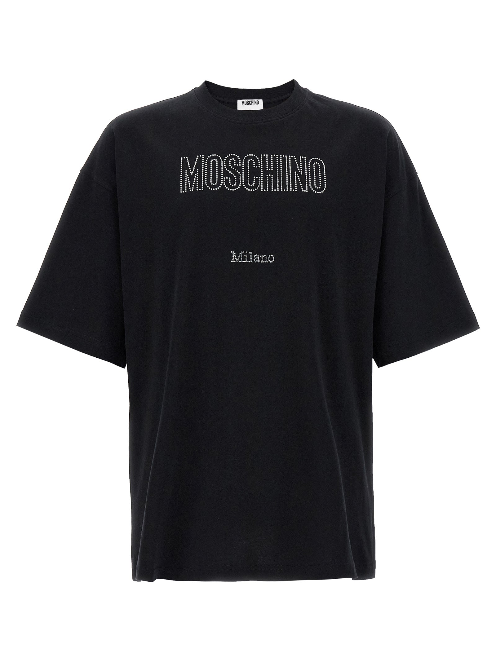 Moschino Men Rhinestone Logo T-Shirt MOSCHINO