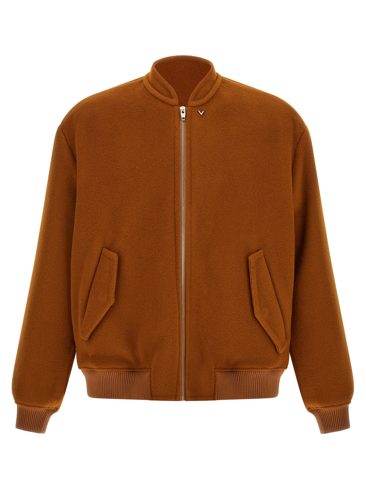 Valentino Garavani Men Valentino Garavani 'Vlogo' Orange Bomber Jacket VALENTINO GARAVANI