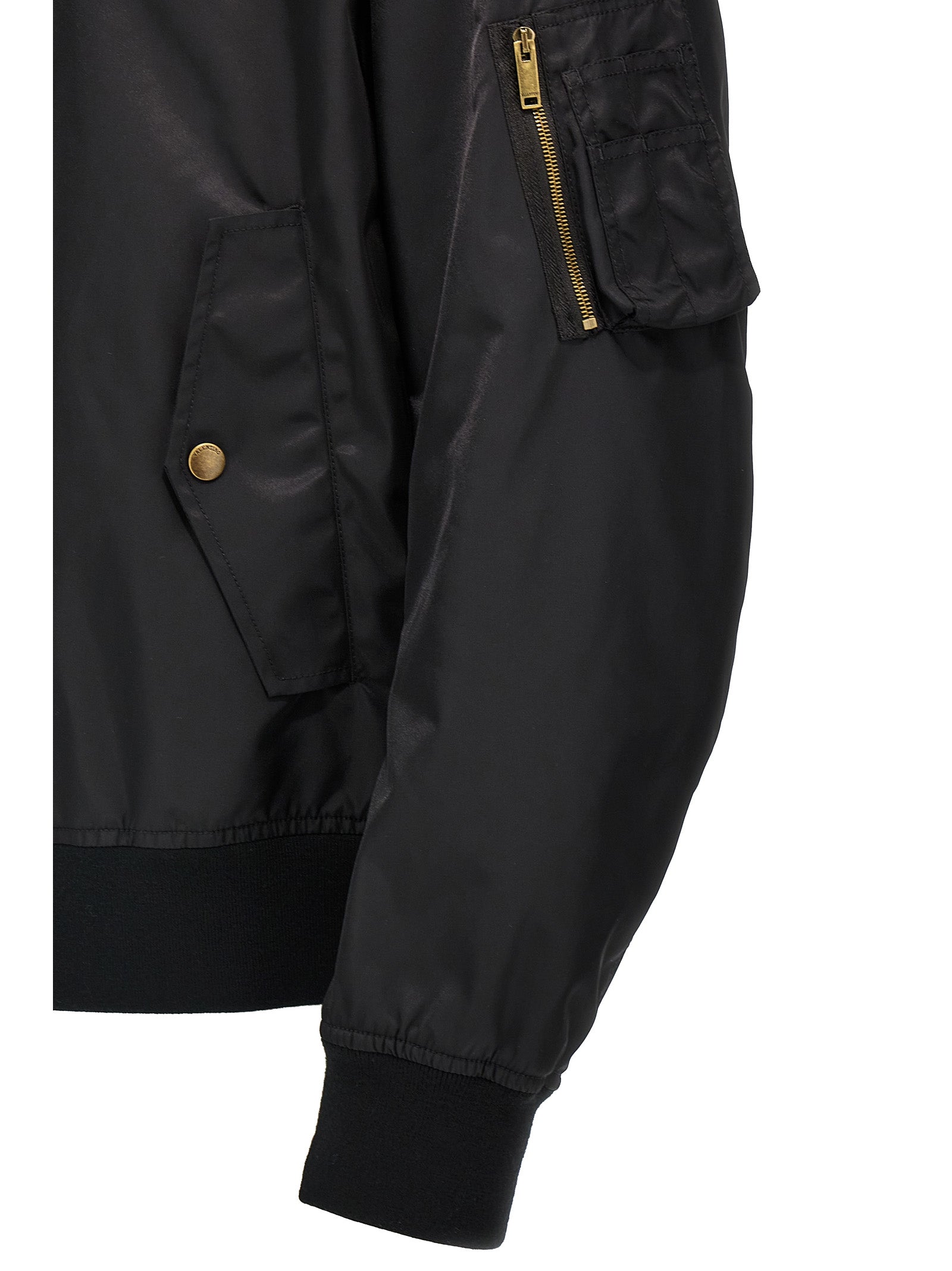 Valentino Garavani Men Valentino Garavani Logo Bomber Jacket VALENTINO GARAVANI