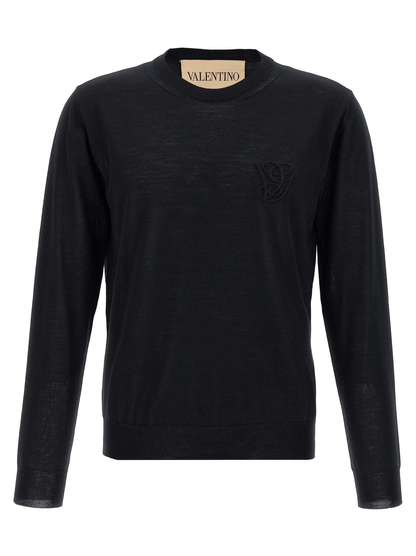 Valentino Garavani Men Valentino Garavani Logo Embroidery Sweater VALENTINO GARAVANI