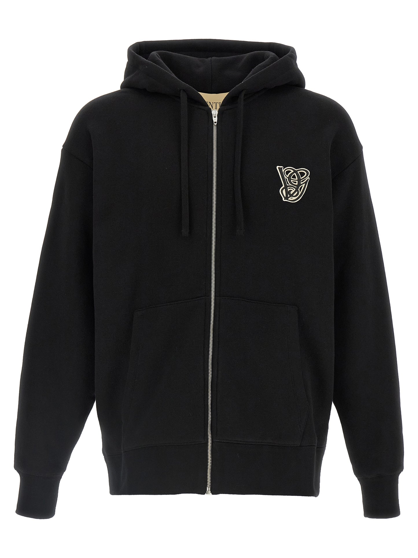 Valentino Garavani Men Valentino Garavani Hoodie Vg Patch VALENTINO GARAVANI