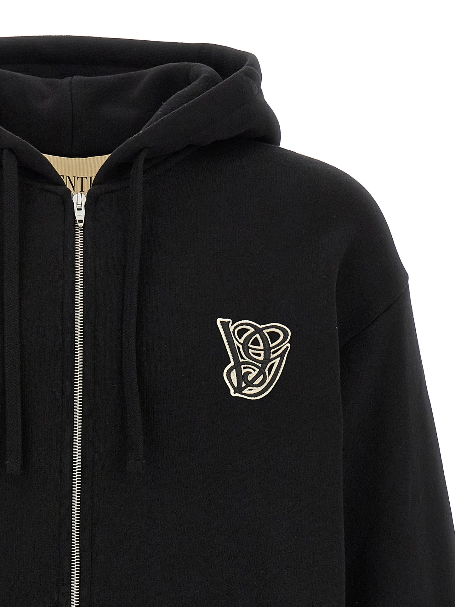 Valentino Garavani Men Valentino Garavani Hoodie Vg Patch VALENTINO GARAVANI