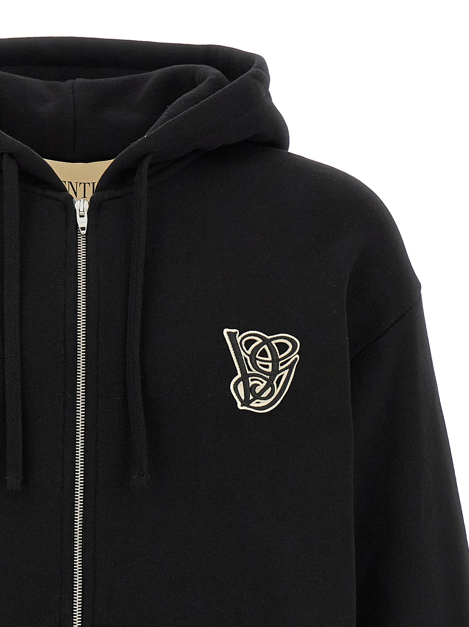 Valentino Garavani Men Valentino Garavani Hoodie Vg Patch VALENTINO GARAVANI