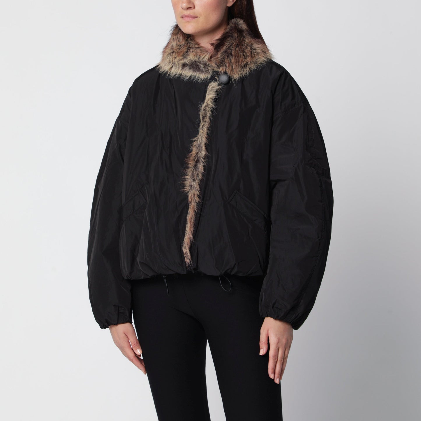 Isabel Marant Black Charone Short Parka In Polyester Women ISABEL MARANT