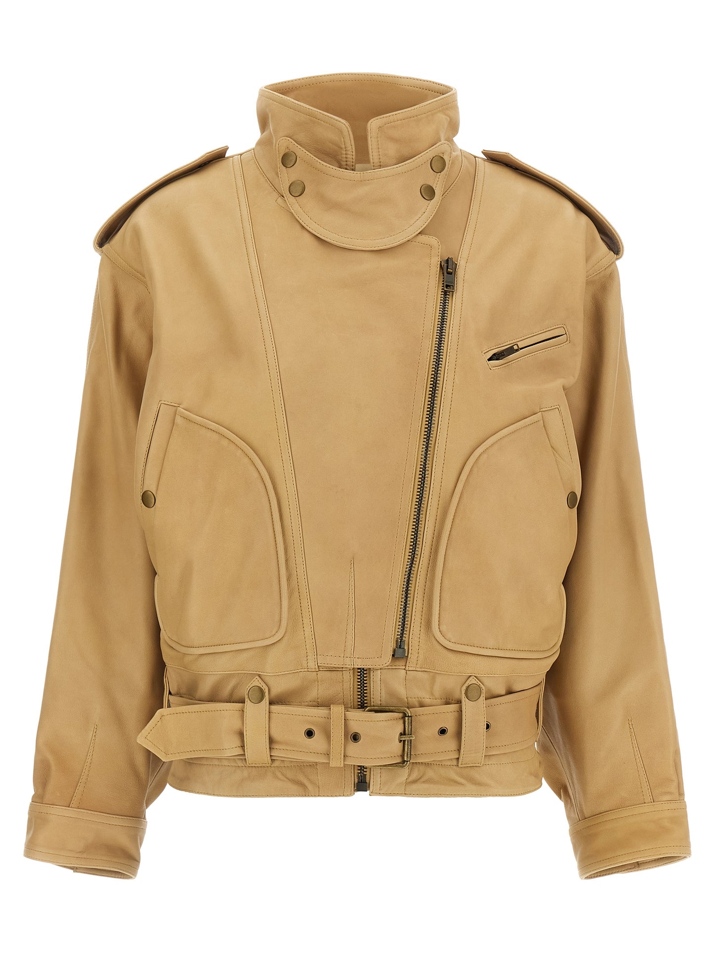 Isabel Marant Women 'Farza' Leather Jacket ISABEL MARANT