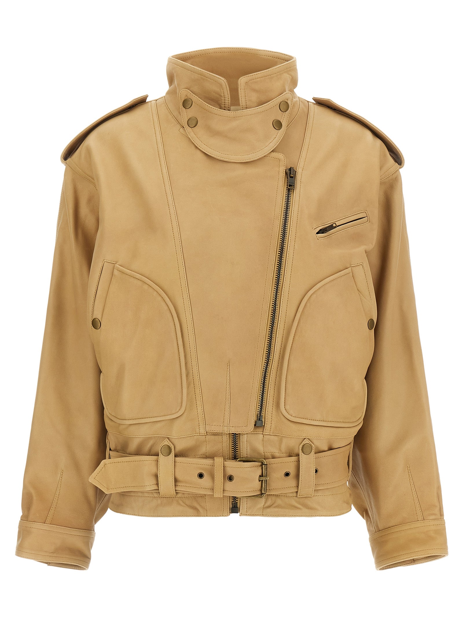 Isabel Marant Women 'Farza' Leather Jacket ISABEL MARANT