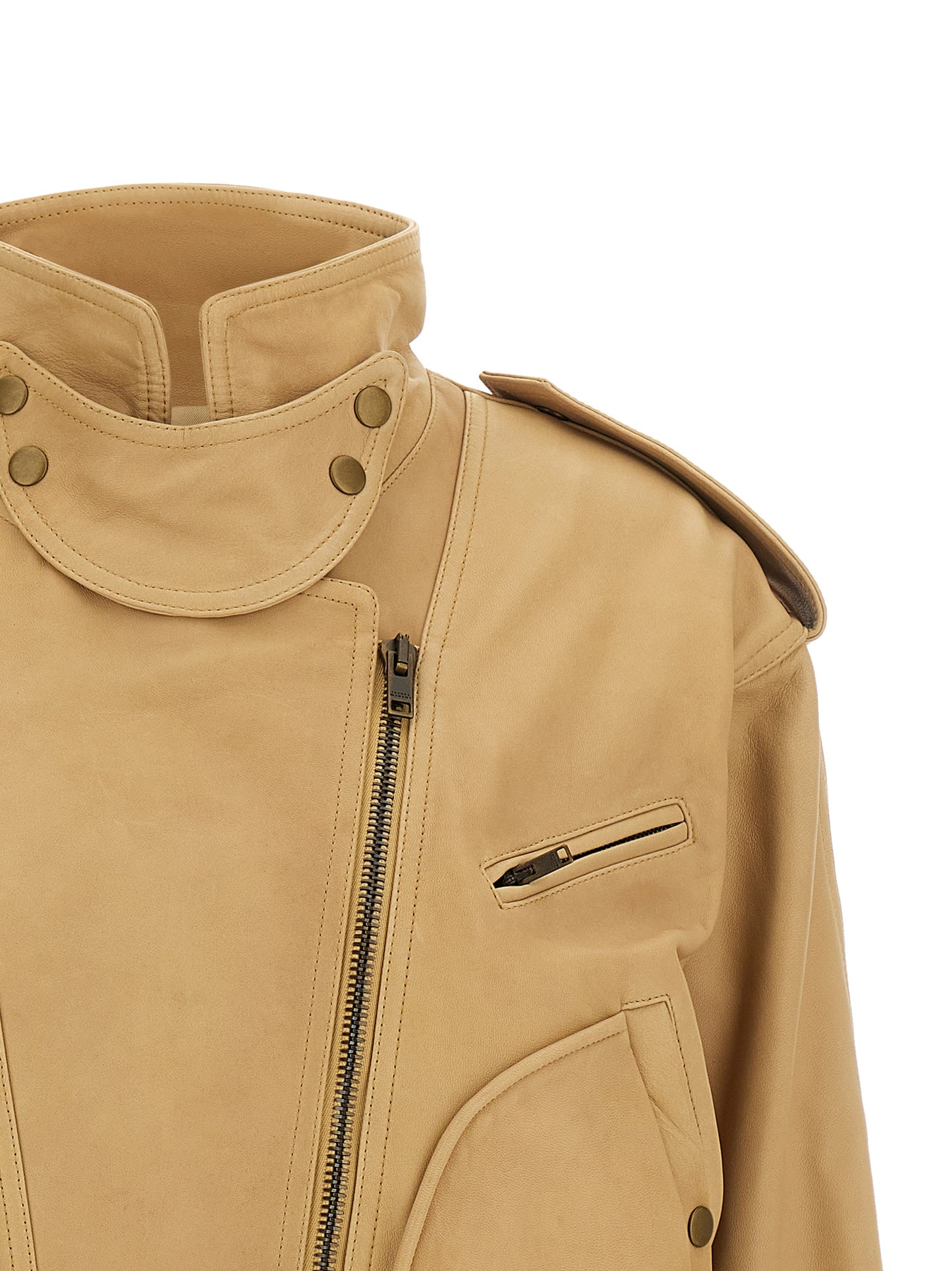 Isabel Marant Women 'Farza' Leather Jacket ISABEL MARANT