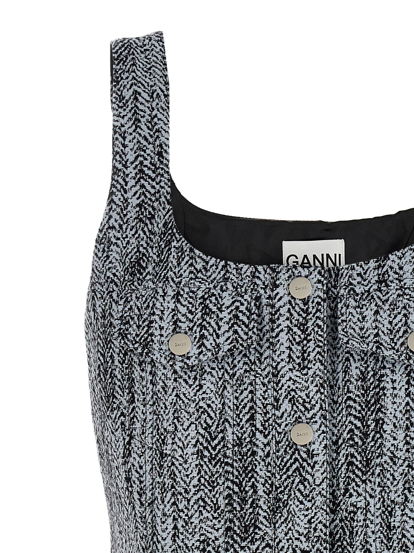 Ganni Women Tweed Dress GANNI