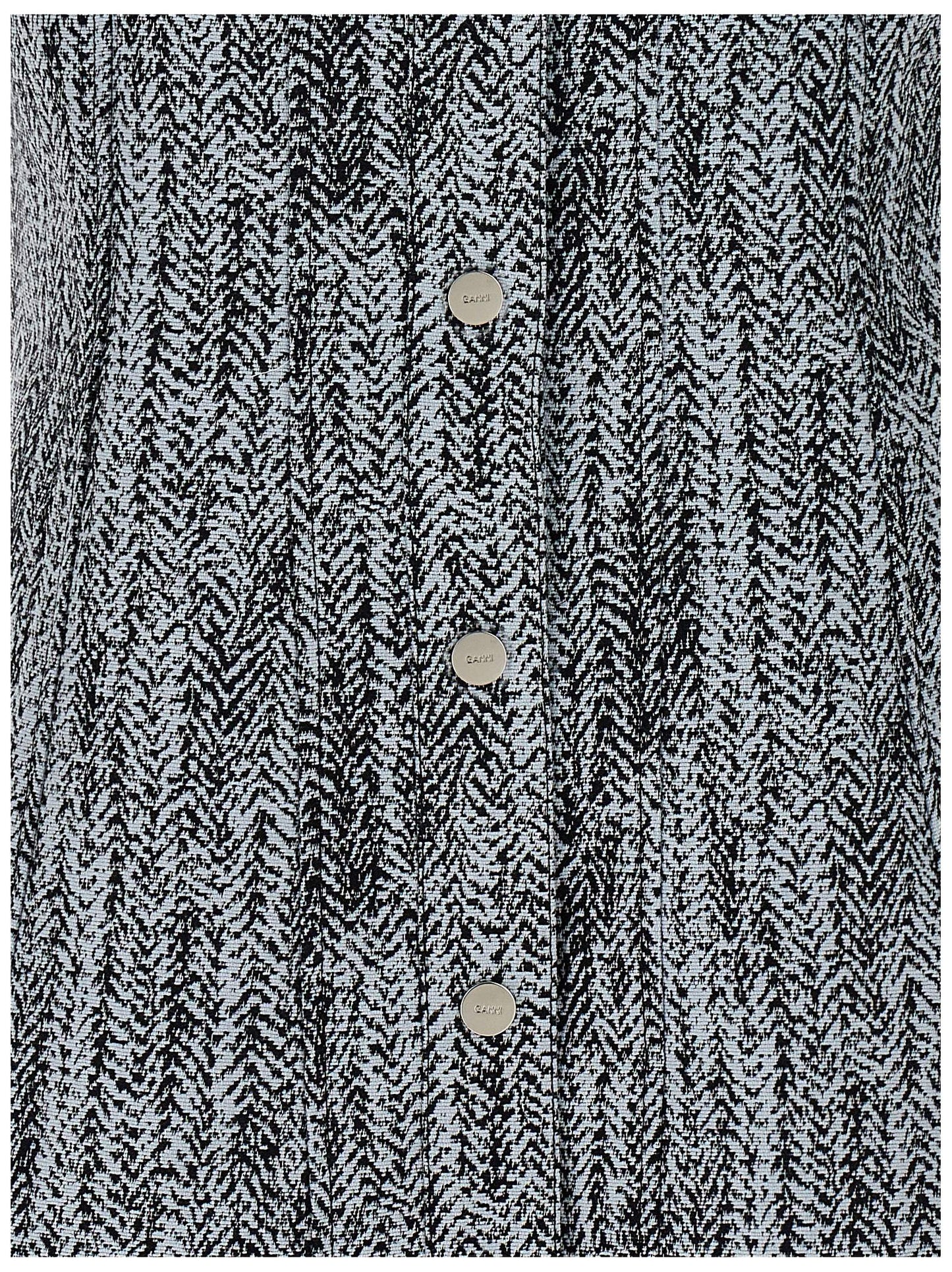 Ganni Women Tweed Dress GANNI