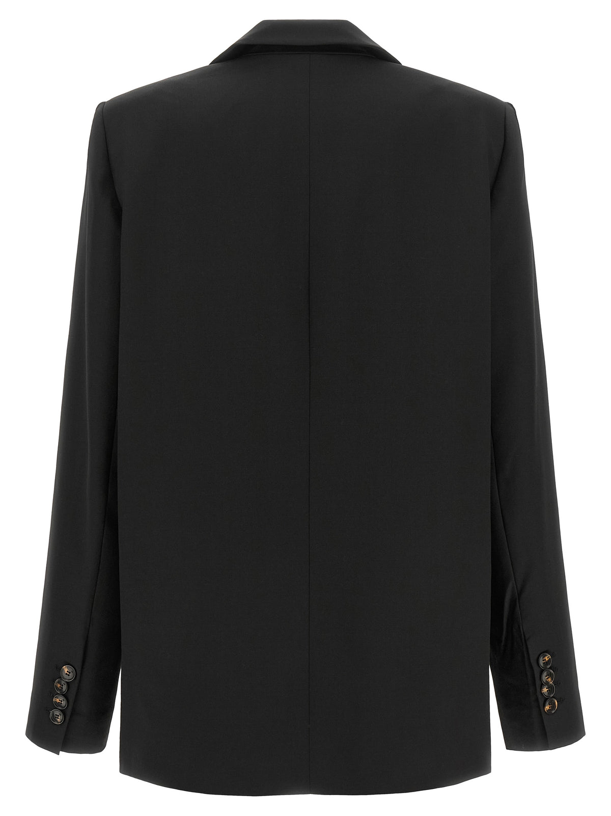 Ganni Women Double-Breasted Wool Blazer GANNI