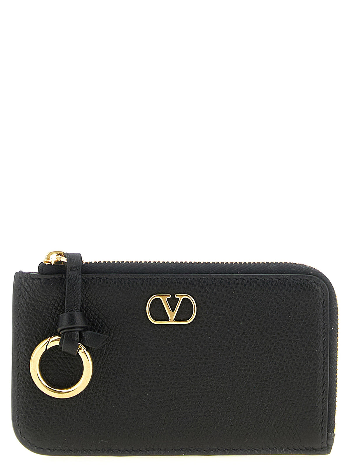 Valentino Garavani Women Valentino Garavani 'Vlogo' Black Cardholder VALENTINO GARAVANI