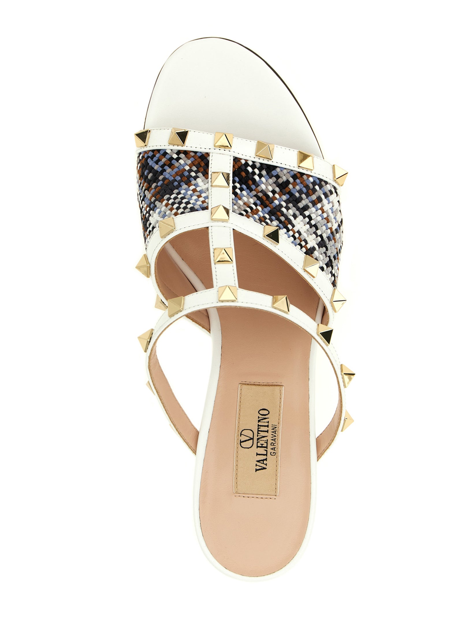 Valentino Garavani Women Valentino Garavani 'Rockstud' Slides VALENTINO GARAVANI