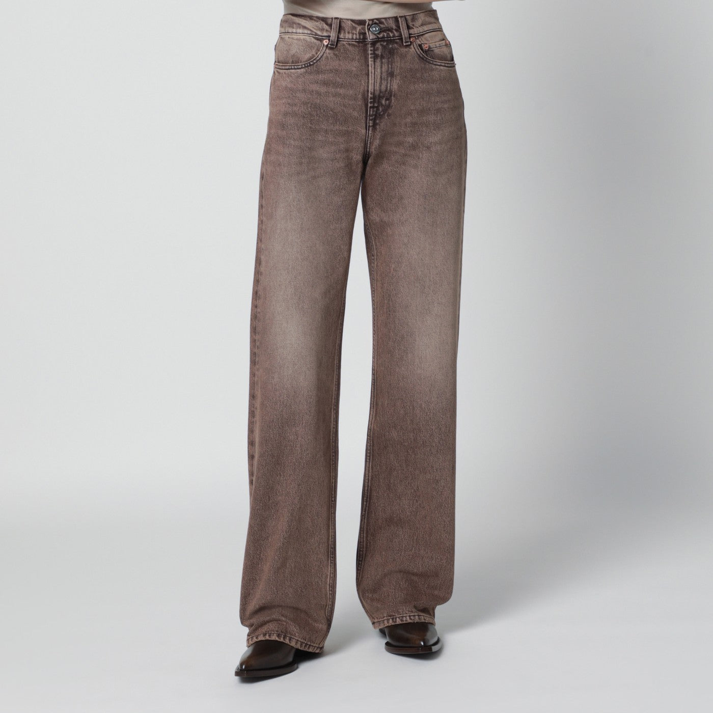 Our Legacy Wata Cut Jeans In Clay Breeze Wash Women OUR LEGACY