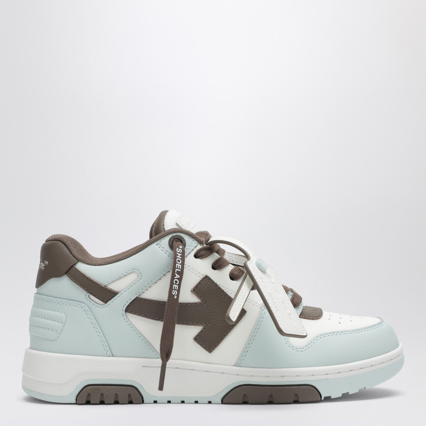 Off-White Out Of Office Sneakers White/Light Blue/Brown Women OFF-WHITE