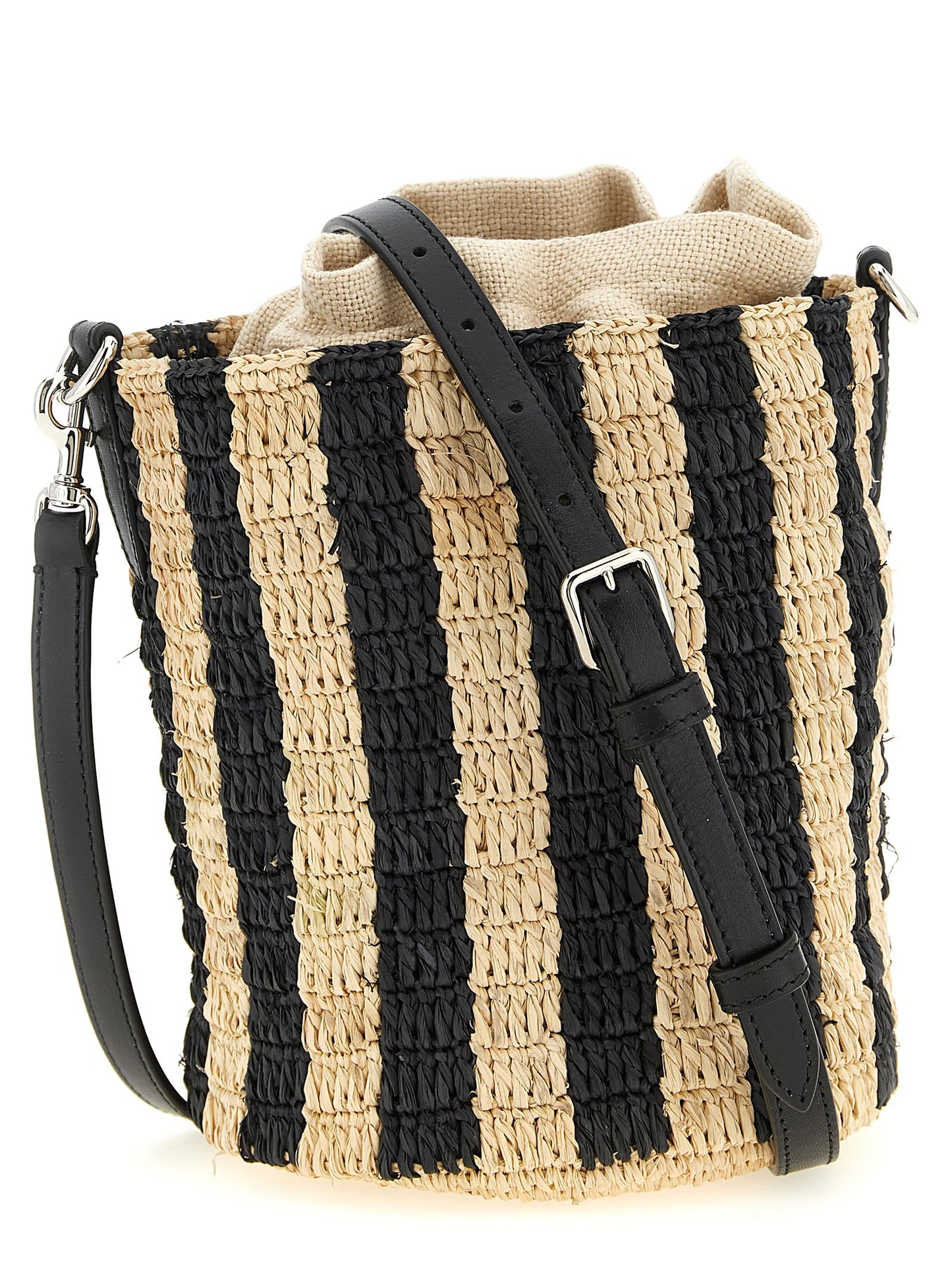 Valentino Garavani Women Valentino Garavani Raffia Small Bucket Bag VALENTINO GARAVANI