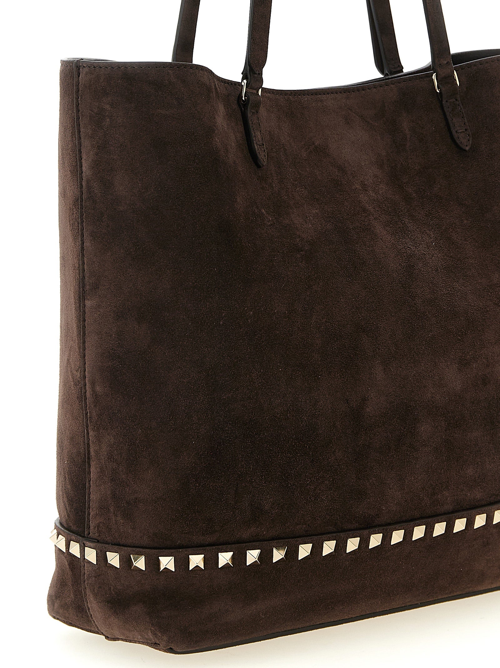 Valentino Garavani Women 'Rockstud Medium' Suede Shoulder Bag VALENTINO GARAVANI