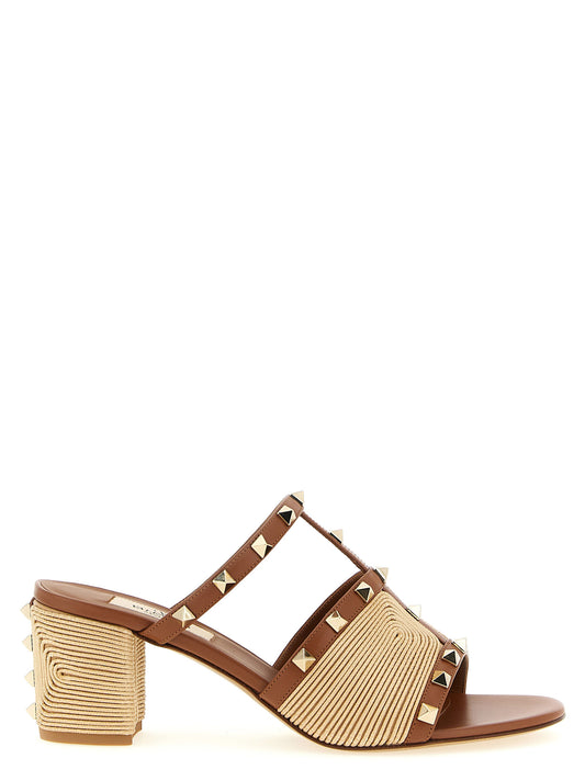Valentino Garavani Women Valentino Garavani 'Rockstud' Slides VALENTINO GARAVANI