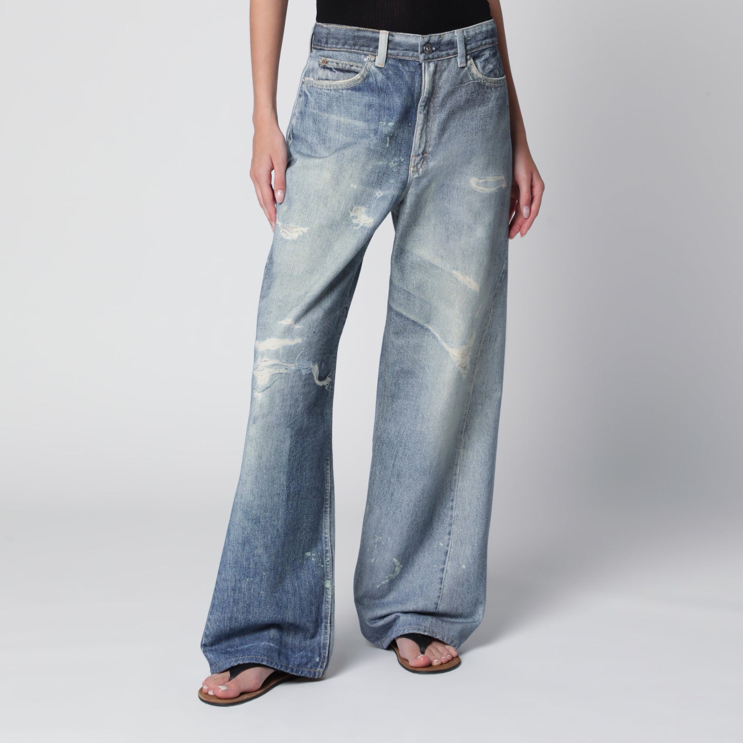 Our Legacy Full Cut Digital Denim Print Jeans Women OUR LEGACY
