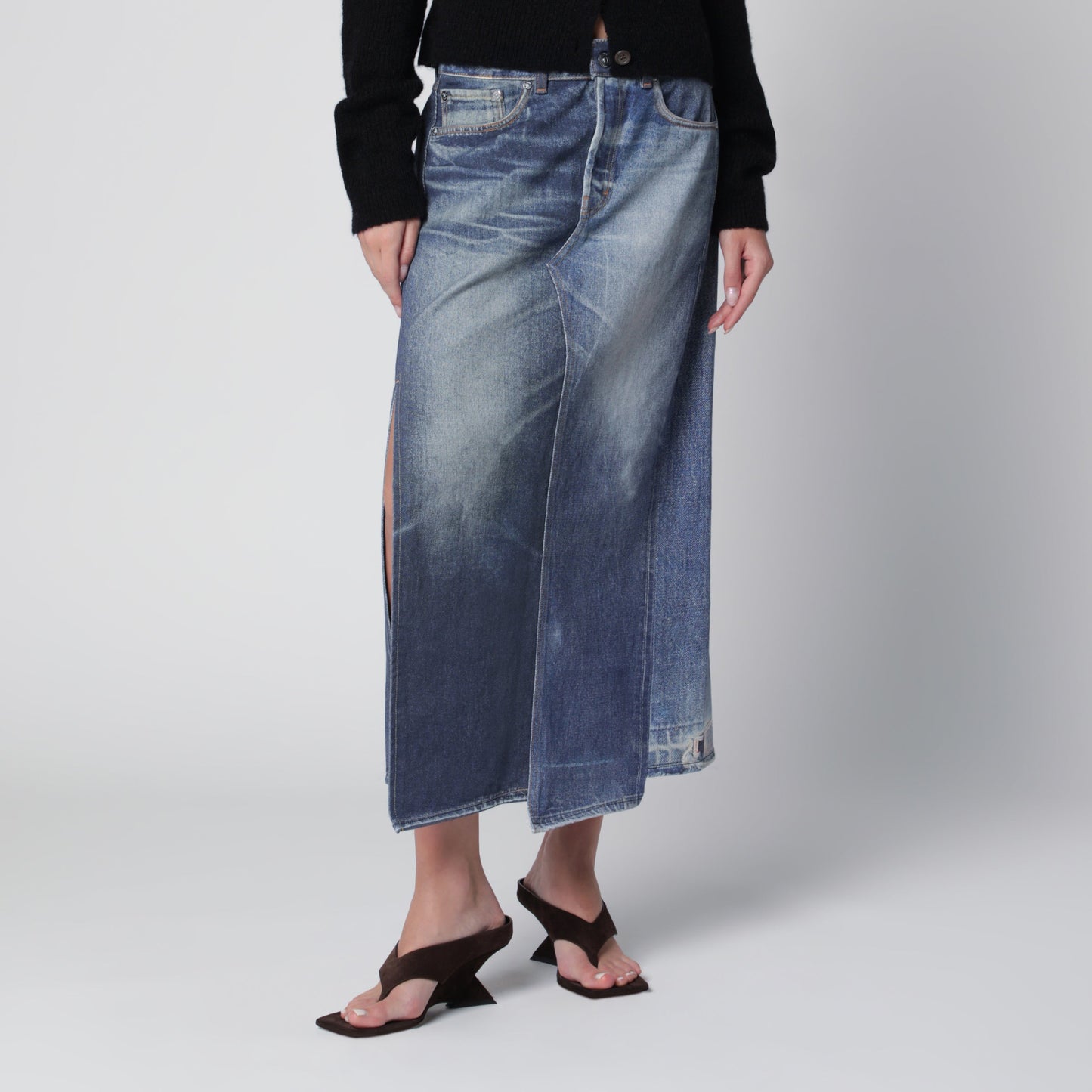 Our Legacy Craft Midi Denim Skirt Women OUR LEGACY